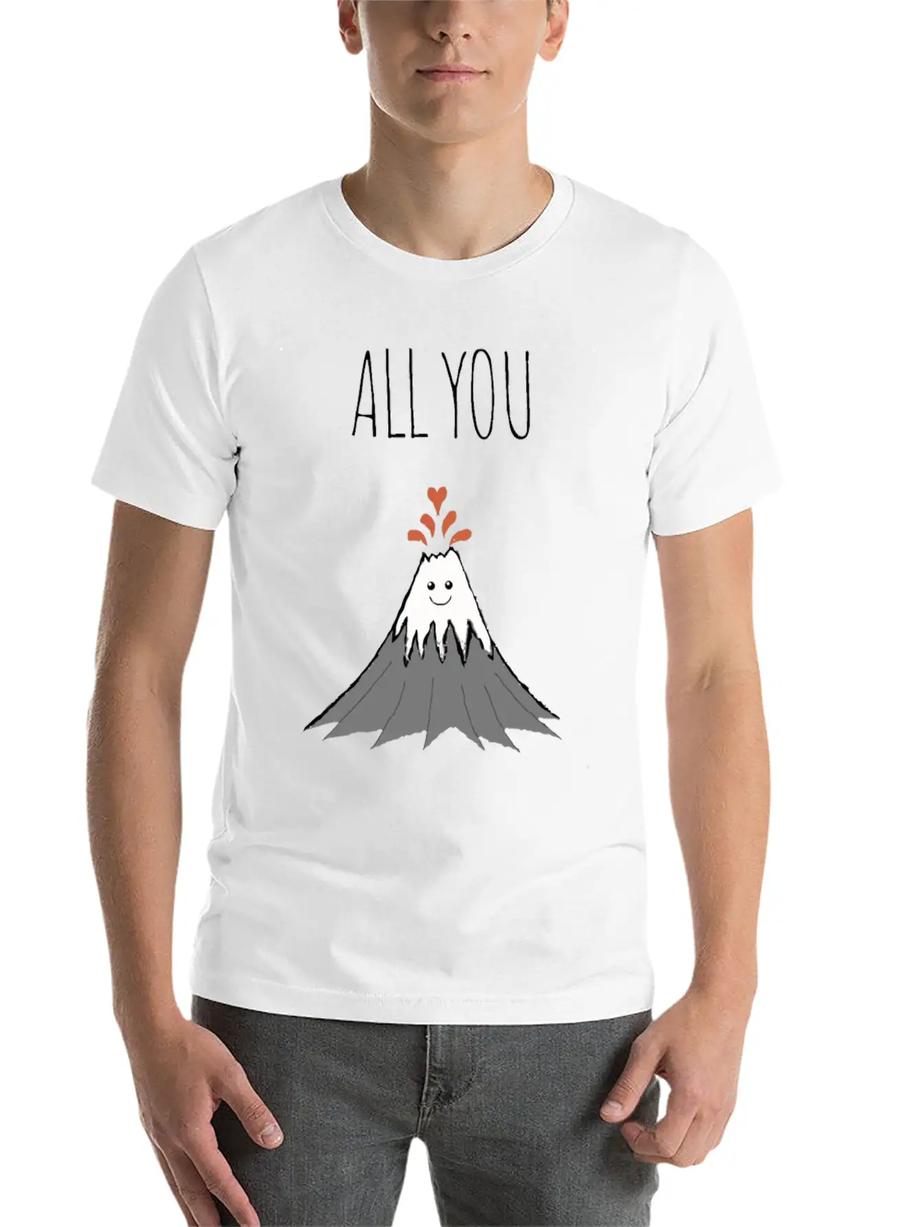 ALL YOU NEED IS LAVA Unisex Short Sleeve Soft Cotton T-Shirt – Casual Everyday Wear