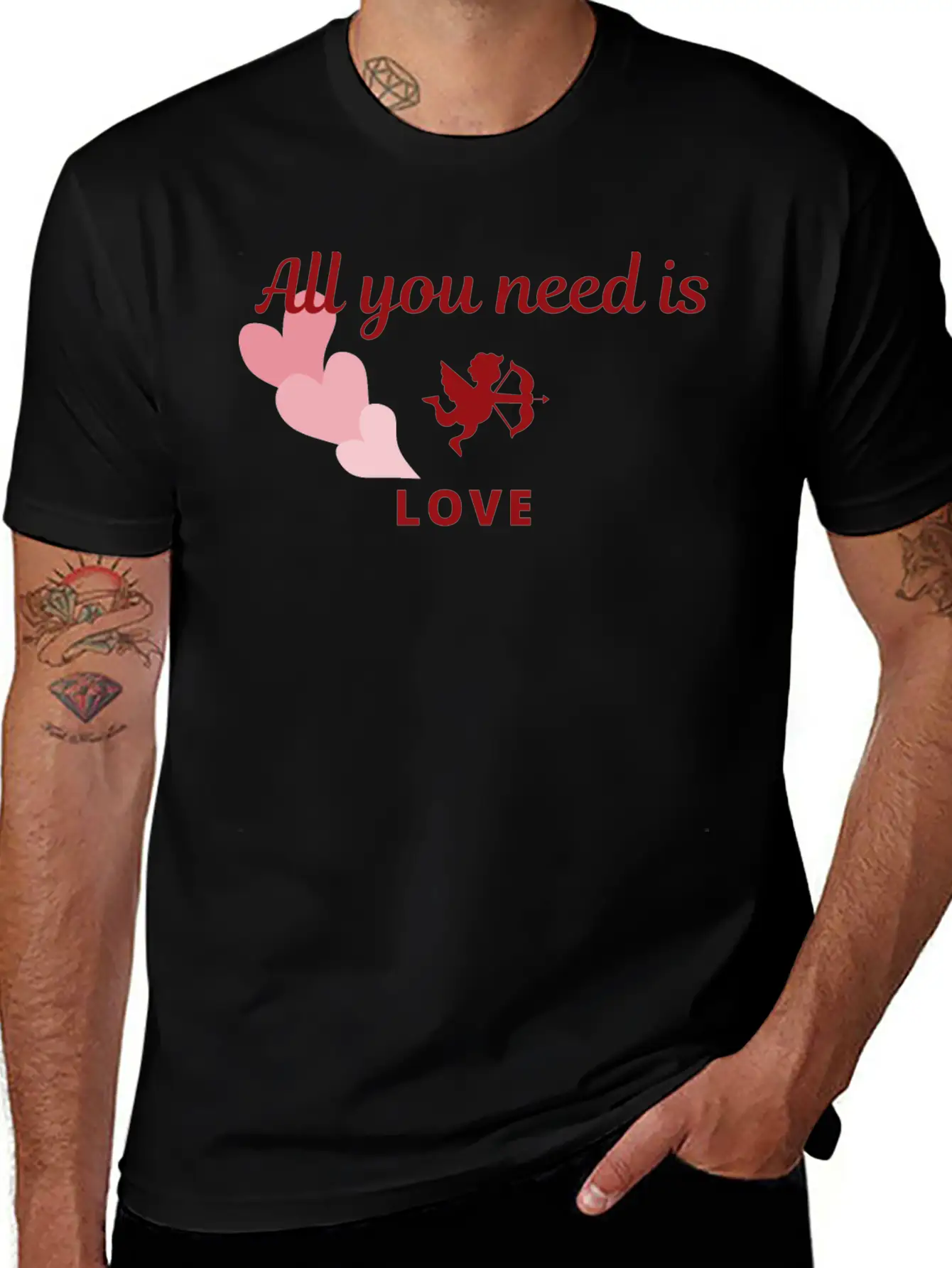 All You Need Is Love . Essential Unisex Summer Tee – Soft Cotton Casual Fit