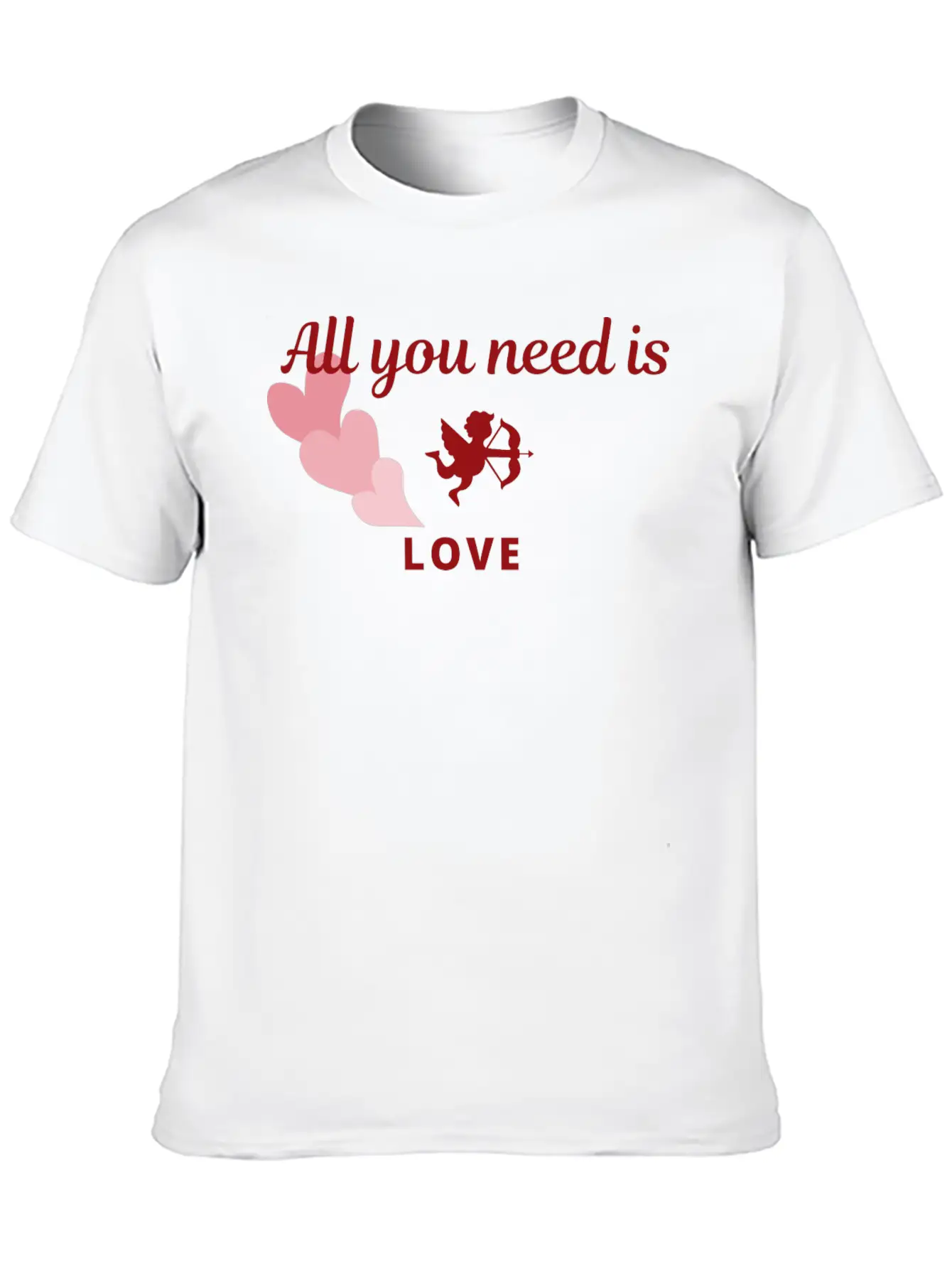All You Need Is Love . Essential Unisex Summer Tee – Soft Cotton Casual Fit