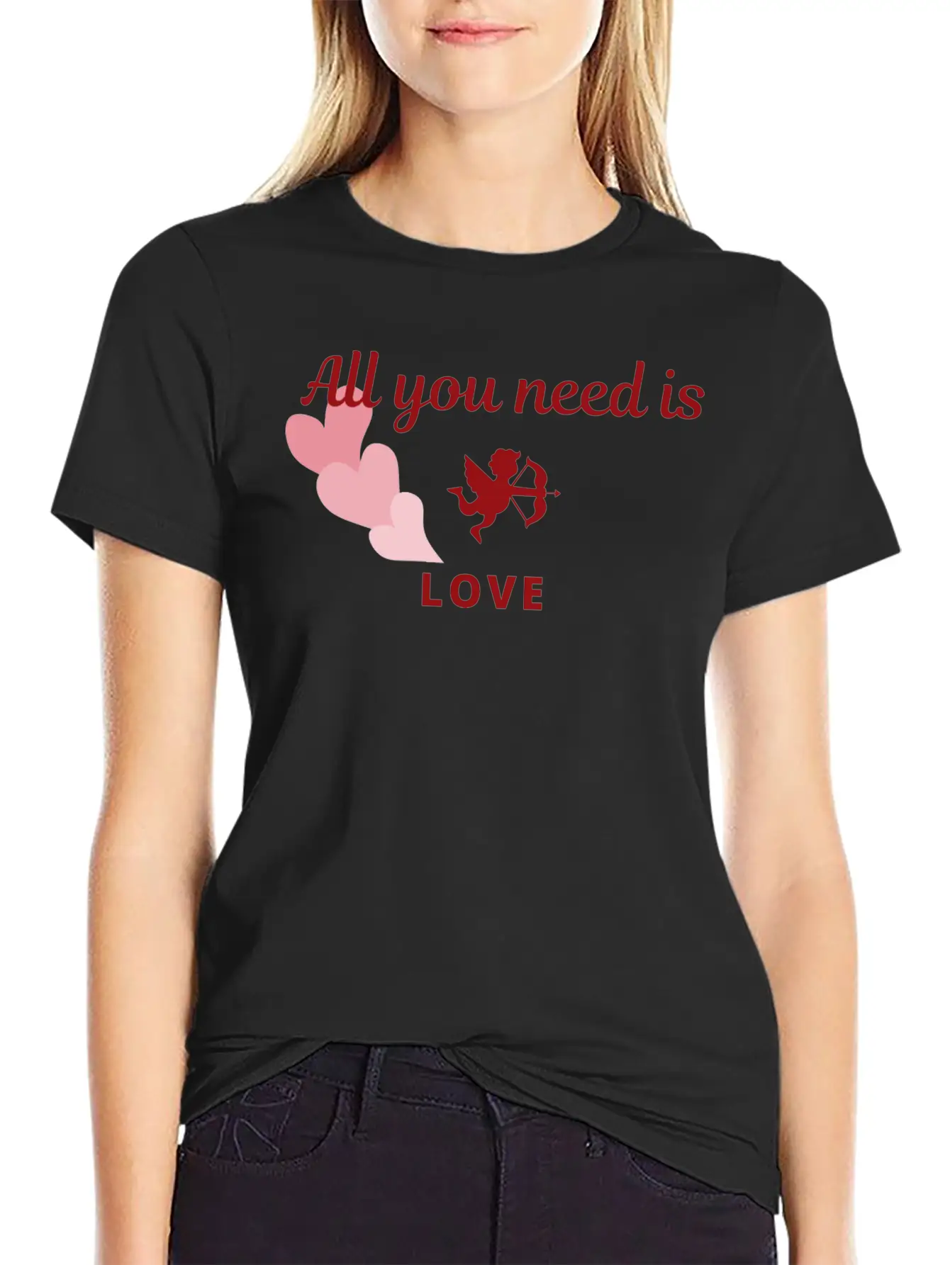 All You Need Is Love . Essential Unisex Summer Tee – Soft Cotton Casual Fit