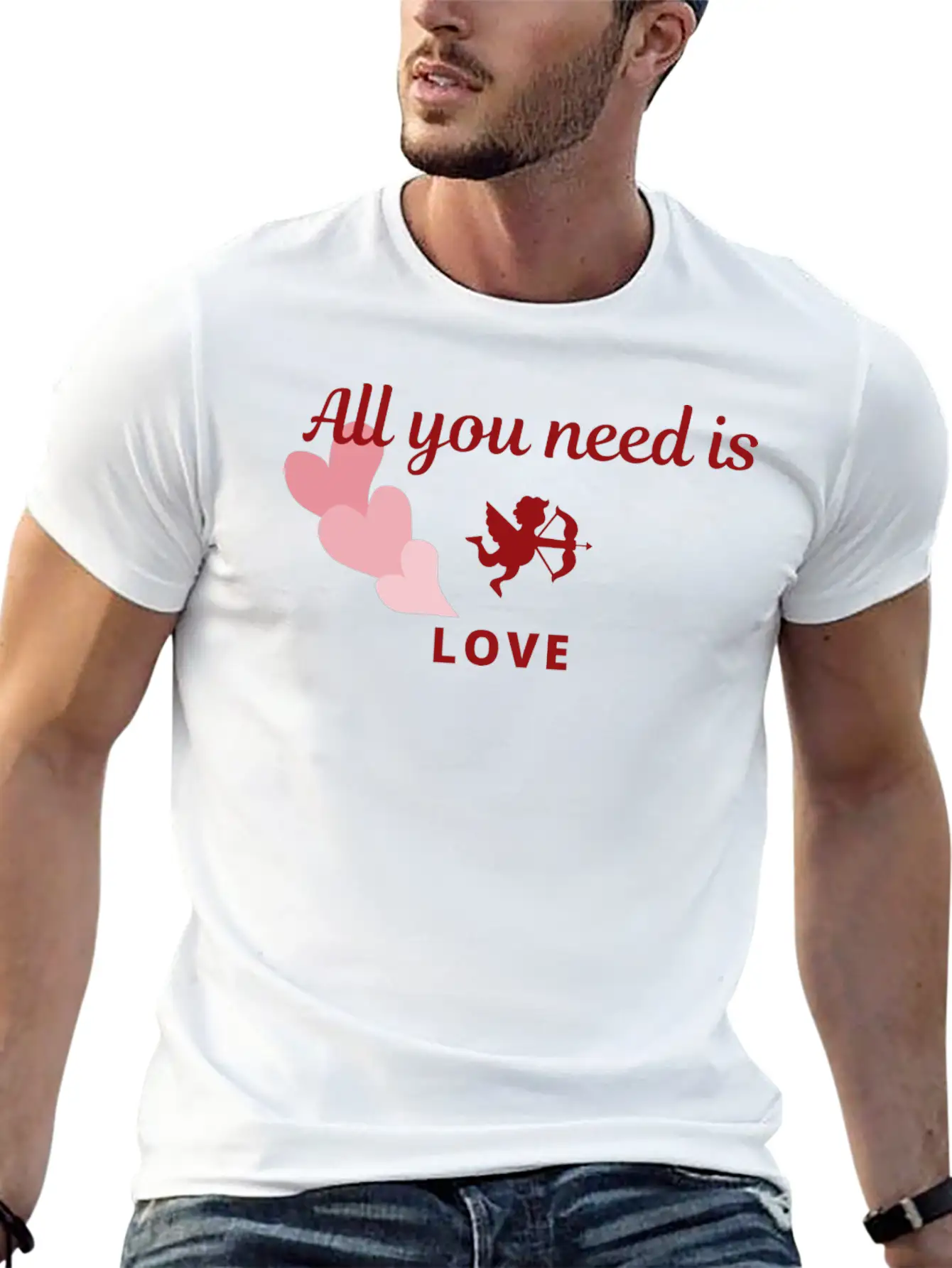 All You Need Is Love . Essential Unisex Summer Tee – Soft Cotton Casual Fit