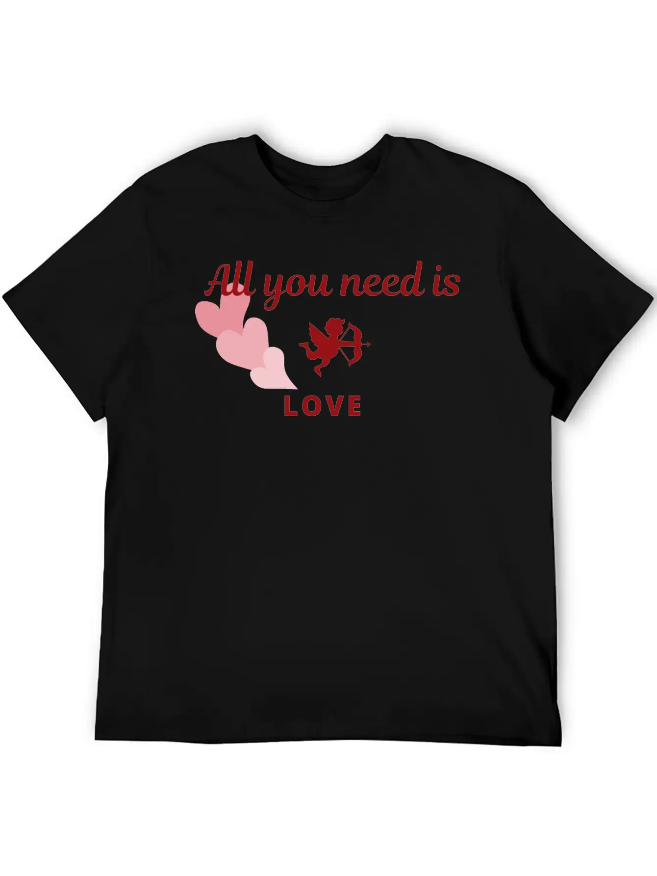 All You Need Is Love . Essential Unisex Summer Tee – Soft Cotton Casual Fit