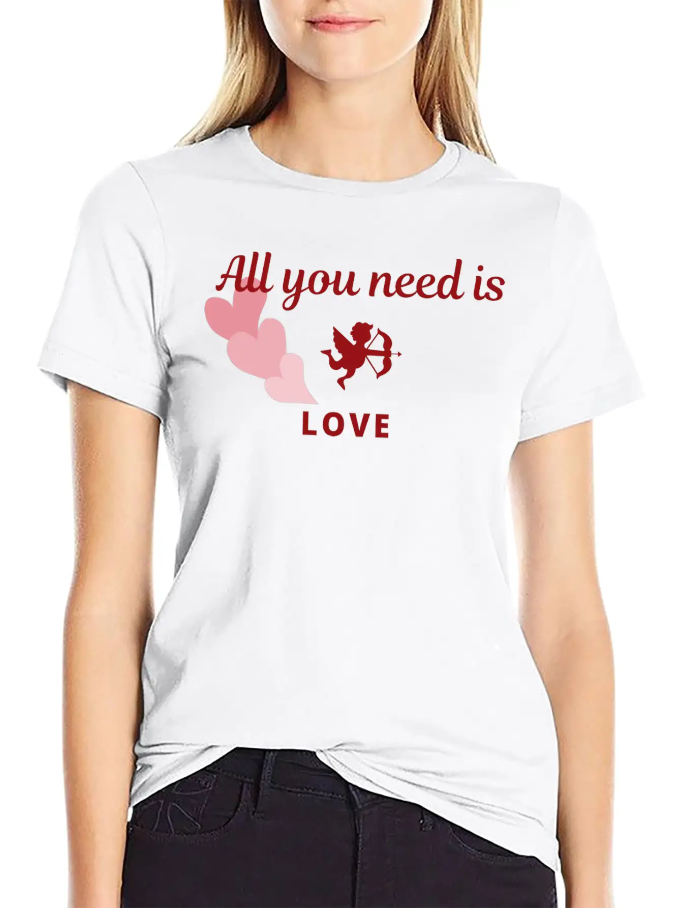 All You Need Is Love . Essential Unisex Summer Tee – Soft Cotton Casual Fit