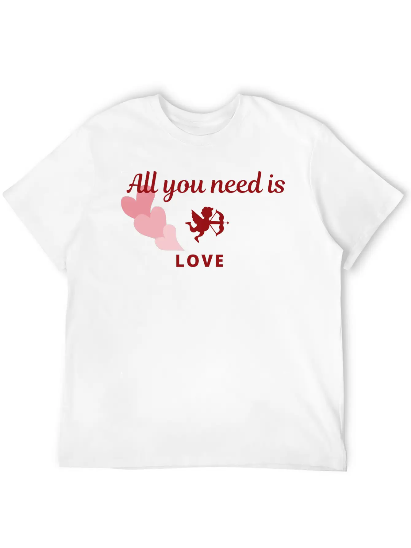 All You Need Is Love . Essential Unisex Summer Tee – Soft Cotton Casual Fit