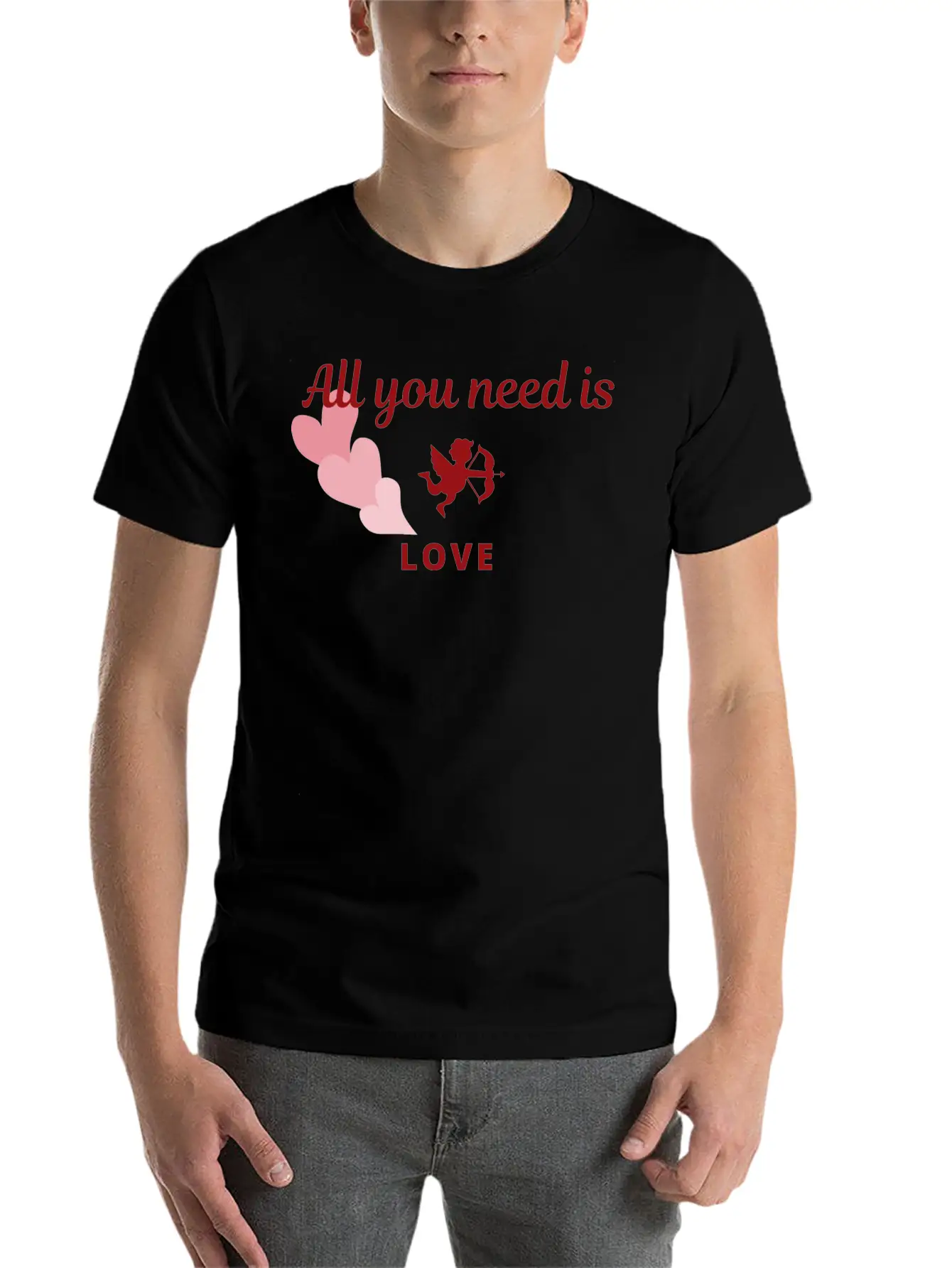 All You Need Is Love . Essential Unisex Summer Tee – Soft Cotton Casual Fit