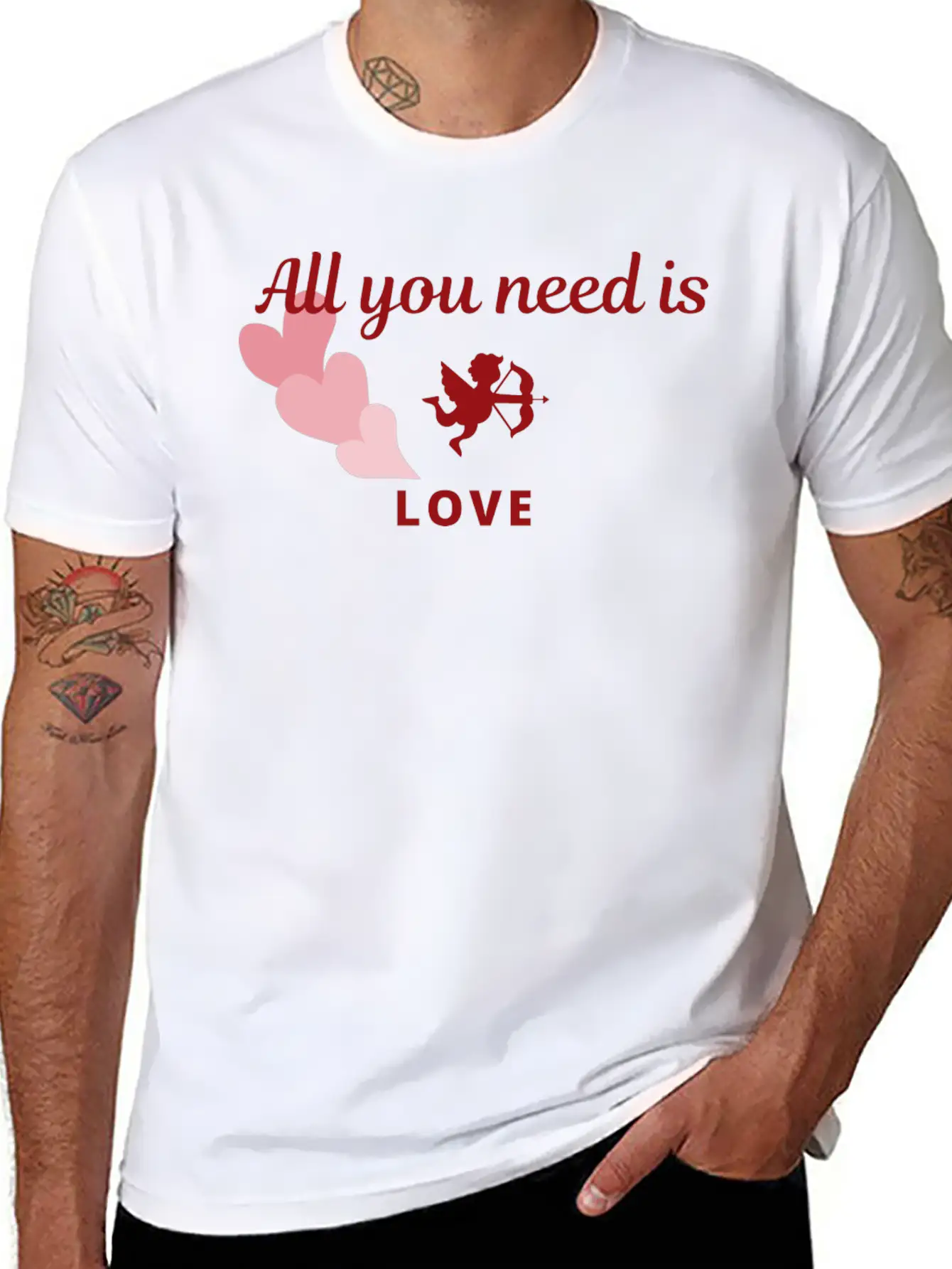 All You Need Is Love . Essential Unisex Summer Tee – Soft Cotton Casual Fit