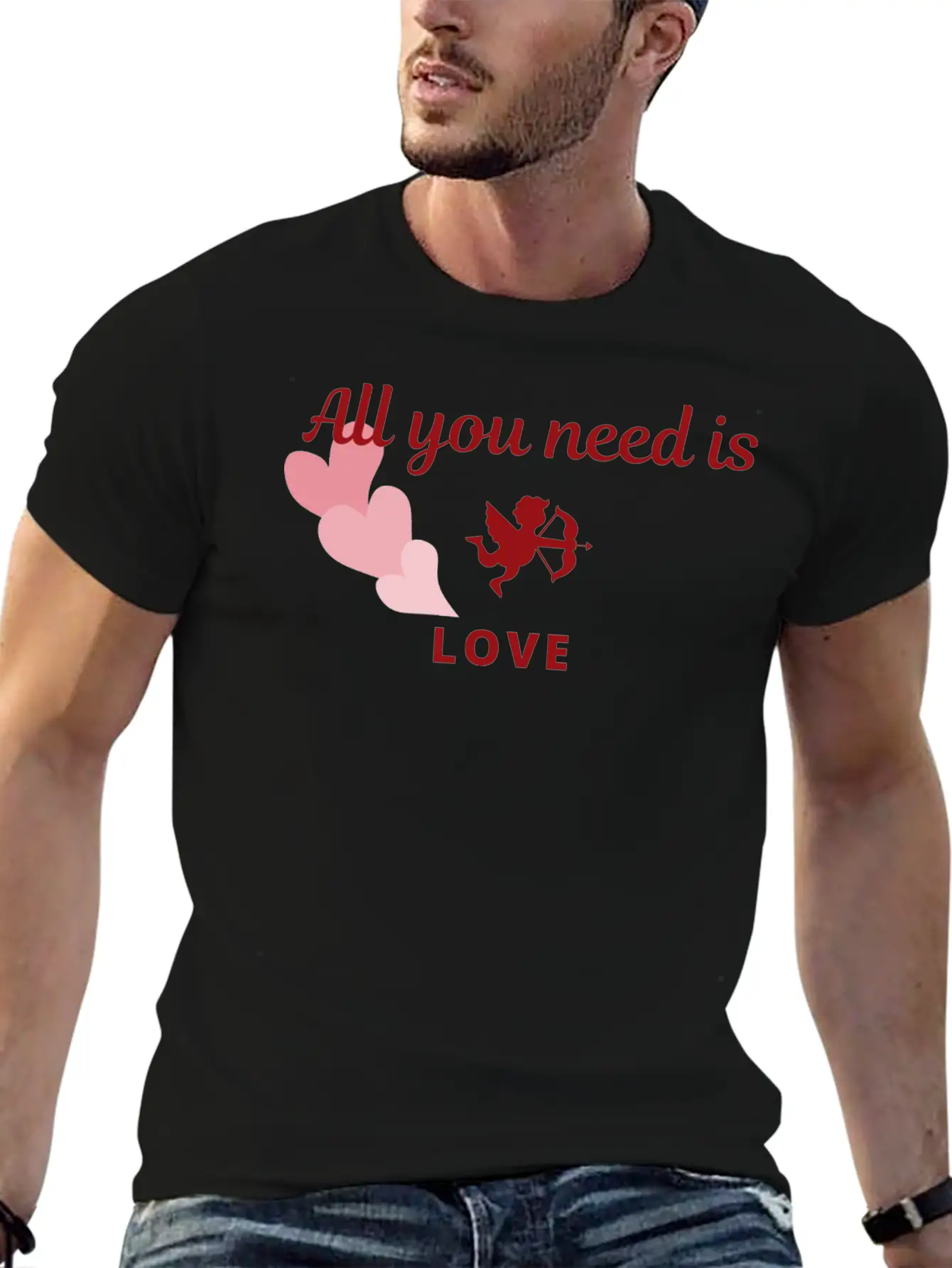 All You Need Is Love . Essential Unisex Summer Tee – Soft Cotton Casual Fit