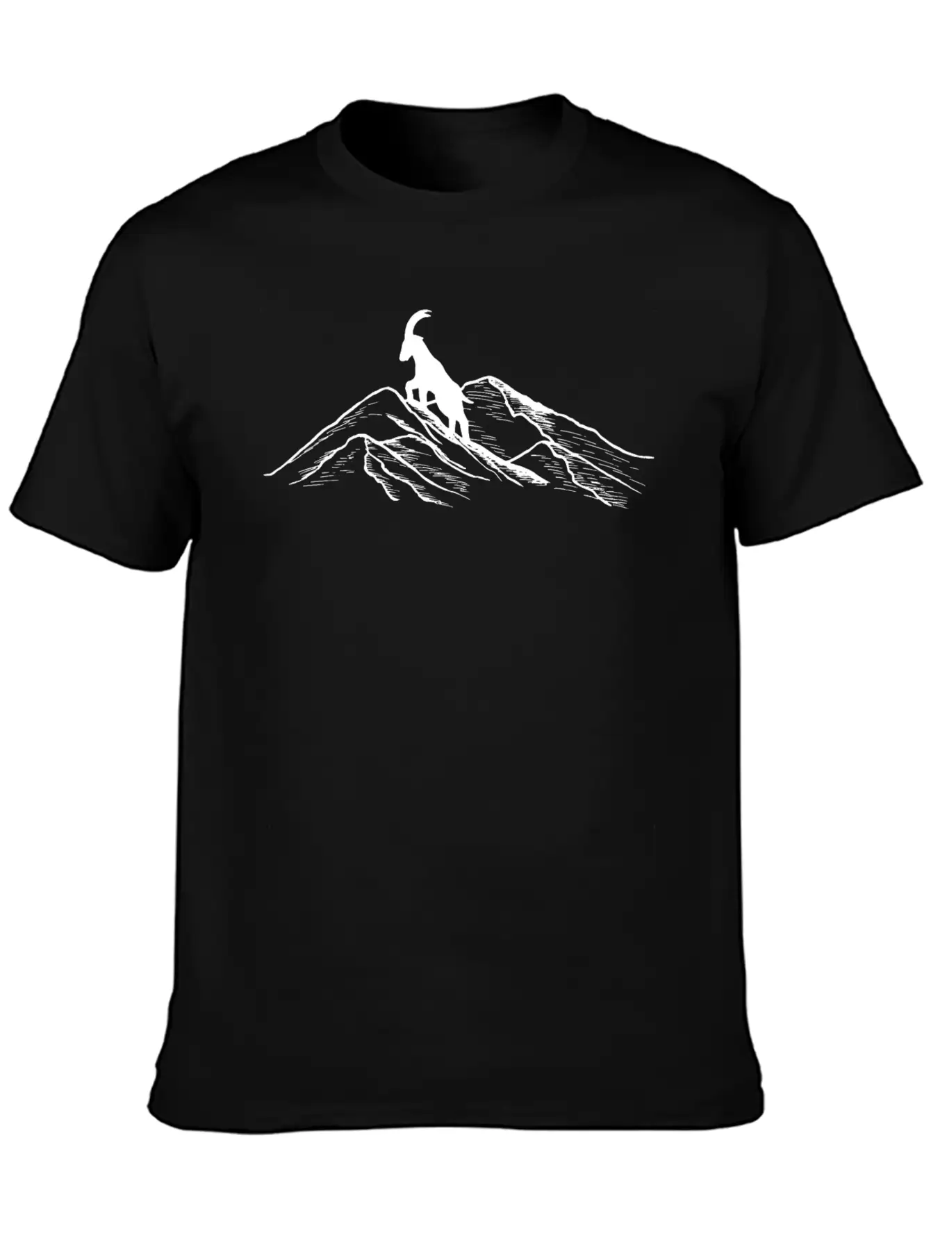 Alpensteinbock Auf Berg - (B.K.W) Basic Graphic T-Shirt – Daily Comfort In Soft Cotton