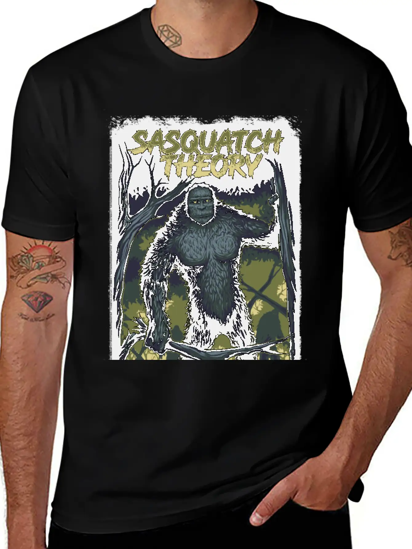 ALPHA MALE (JET BLACK) Unisex Short Sleeve Soft Cotton T-Shirt – Casual Everyday Wear