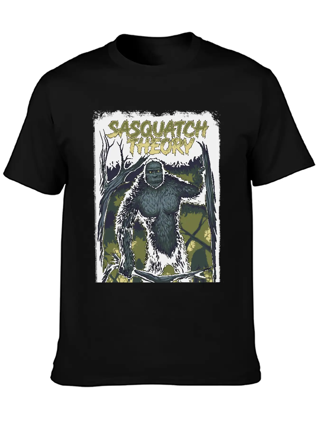 ALPHA MALE (JET BLACK) Unisex Short Sleeve Soft Cotton T-Shirt – Casual Everyday Wear