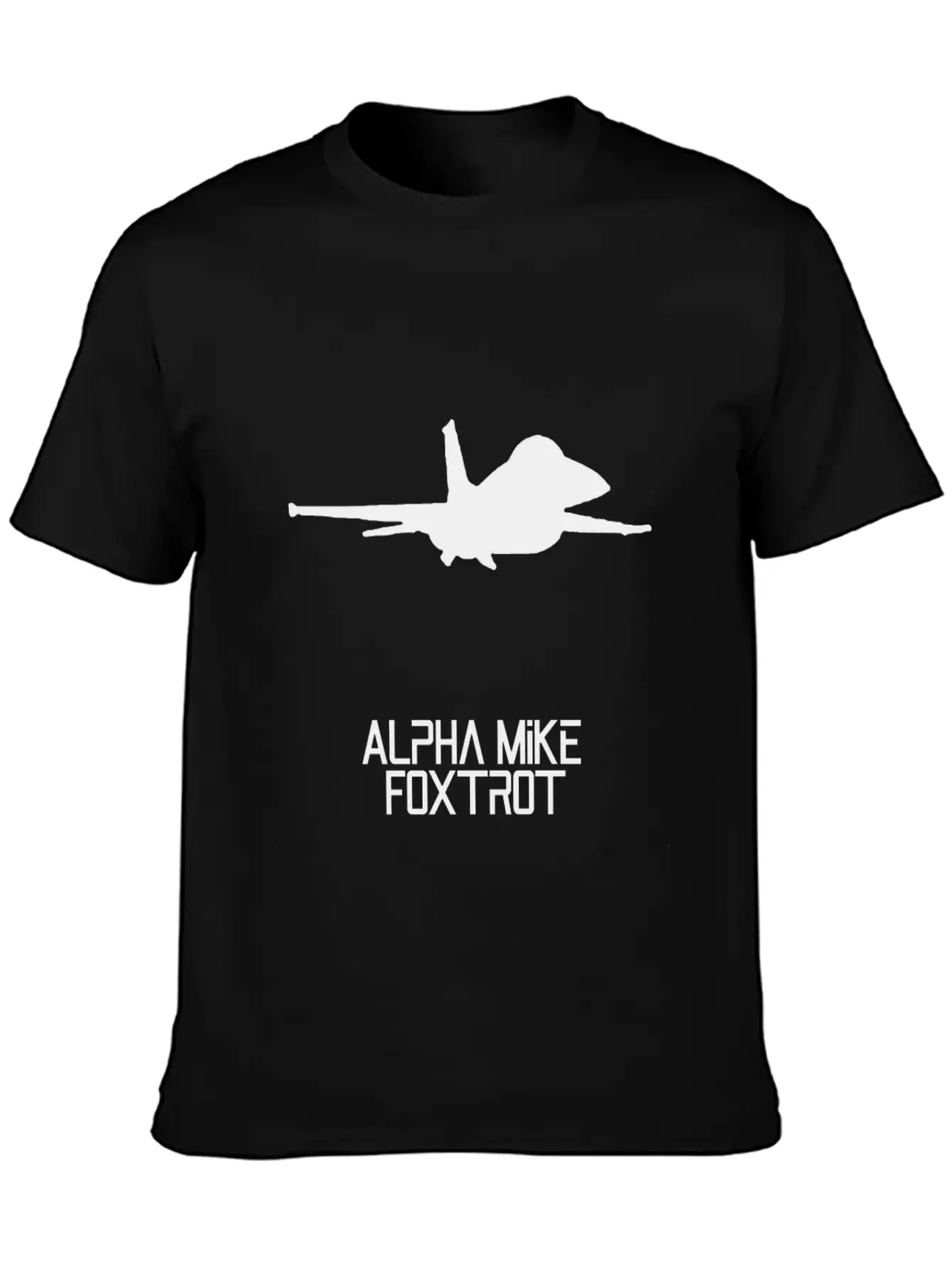 Alpha Mike Foxtrot Pilot· Adios Motherf****r F-16 Unisex Short Sleeve Soft Cotton T-Shirt – Casual Everyday Wear