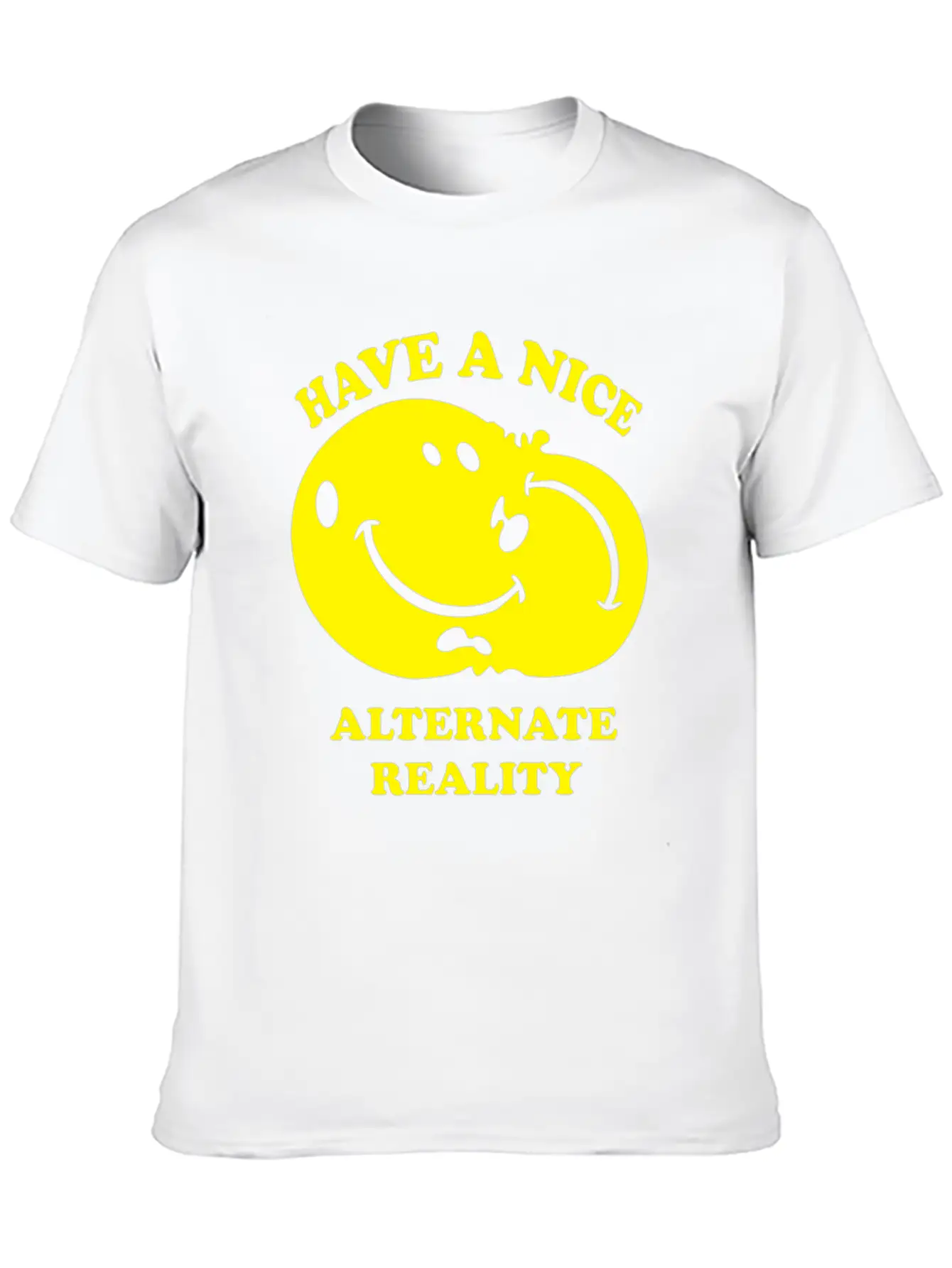 Alternate Reality Funny Tshirt Unisex Short Sleeve Soft Cotton T-Shirt – Casual Everyday Wear