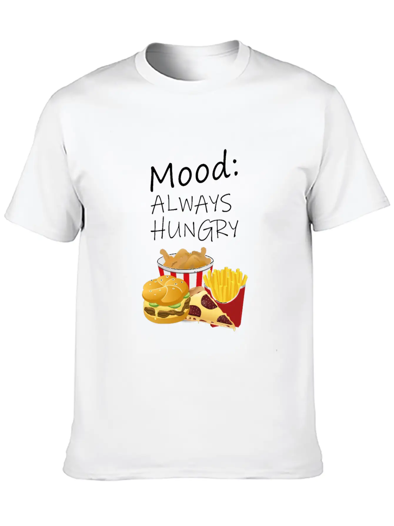 Always Hungry Unisex Casual T-Shirt – Clean Design For Daily Comfort