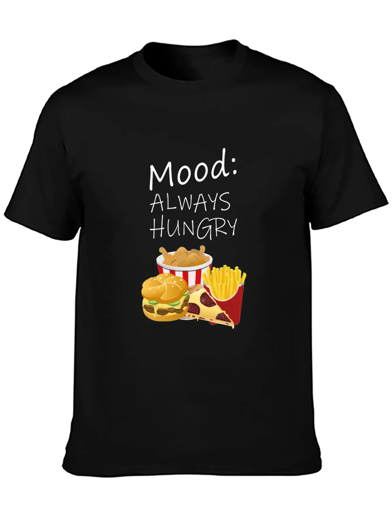 Always Hungry Unisex Casual T-Shirt – Clean Design For Daily Comfort