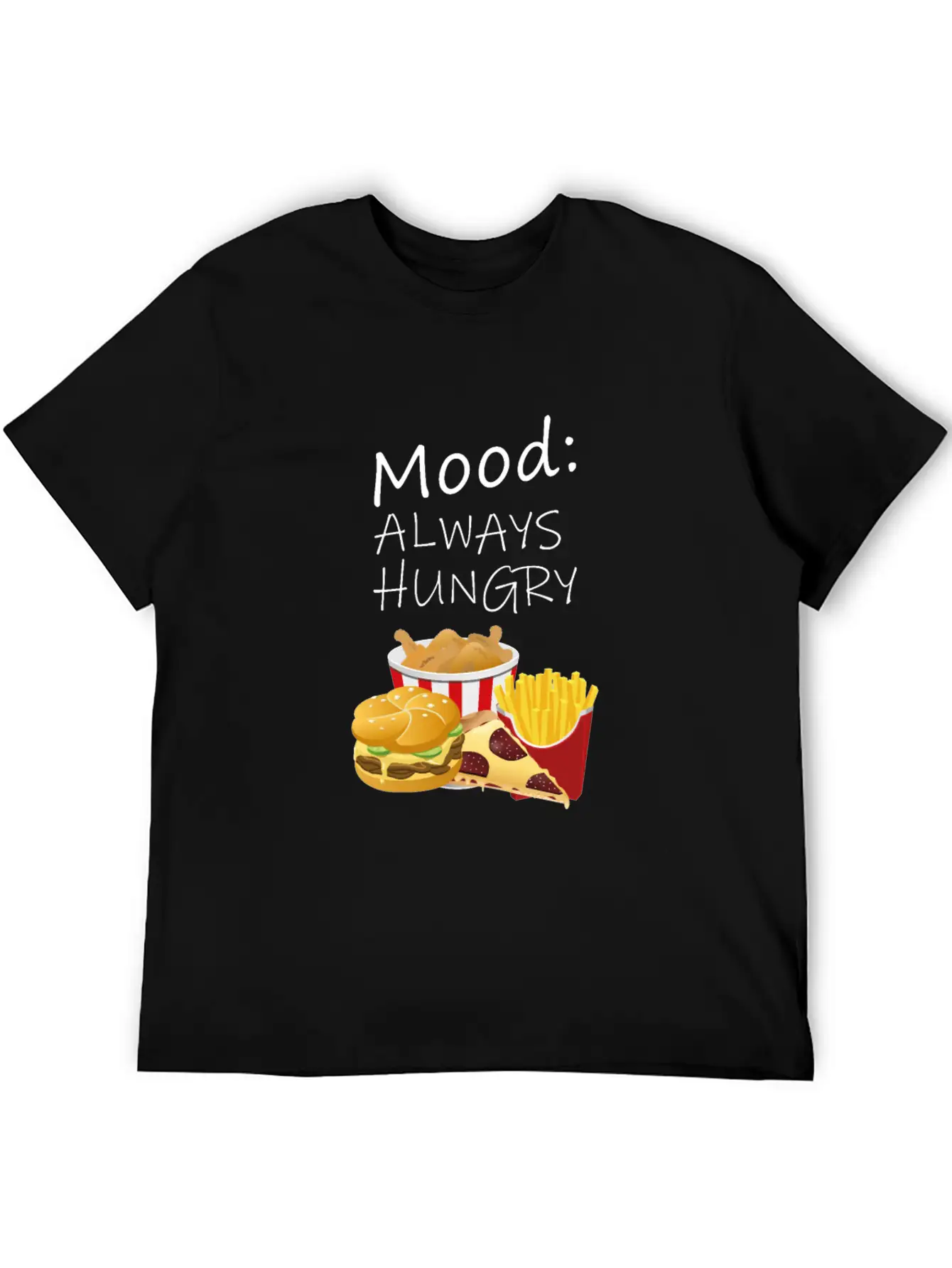 Always Hungry Unisex Casual T-Shirt – Clean Design For Daily Comfort