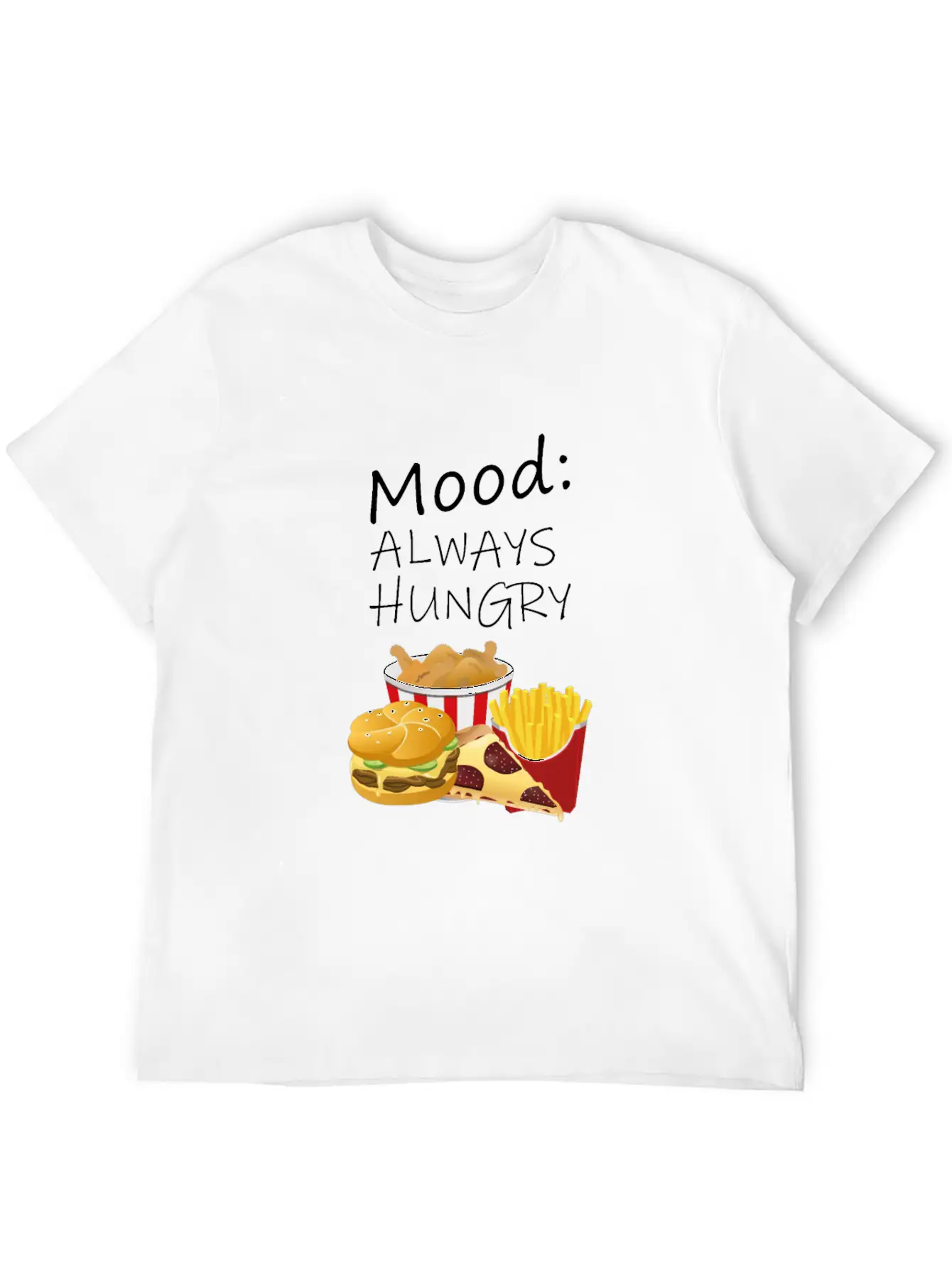 Always Hungry Unisex Casual T-Shirt – Clean Design For Daily Comfort