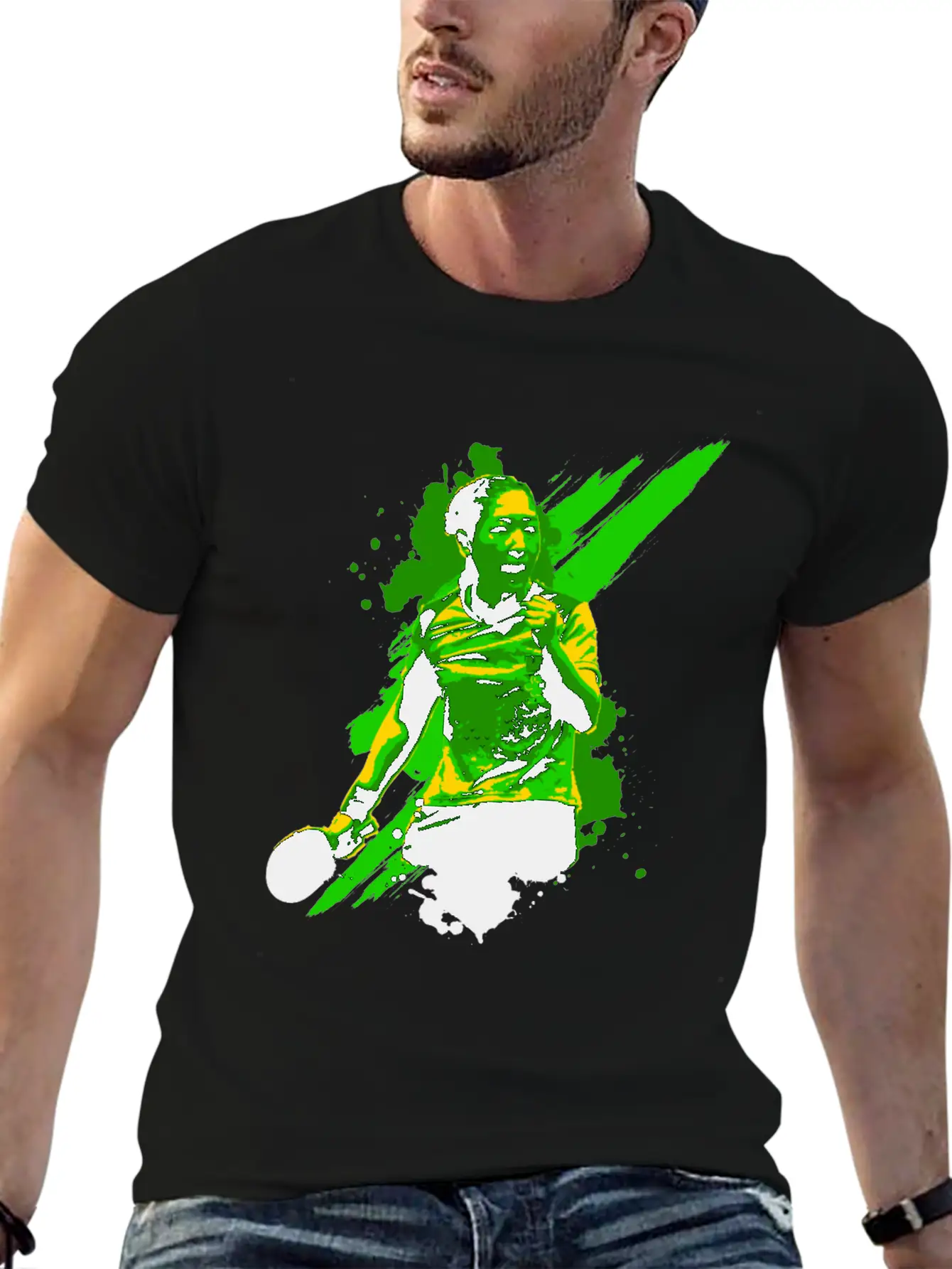 Always Yes For The Gold, Table Tennis Championship Unisex Casual T-Shirt – Clean Design For Daily Comfort