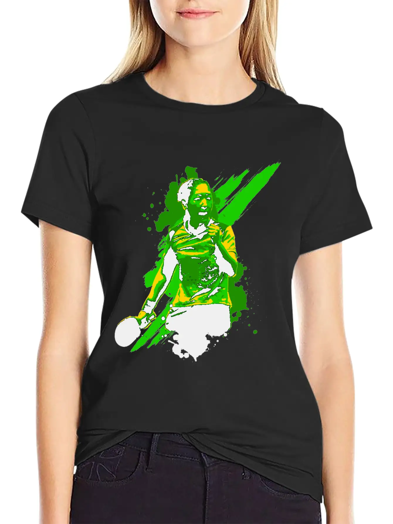 Always Yes For The Gold, Table Tennis Championship Unisex Casual T-Shirt – Clean Design For Daily Comfort