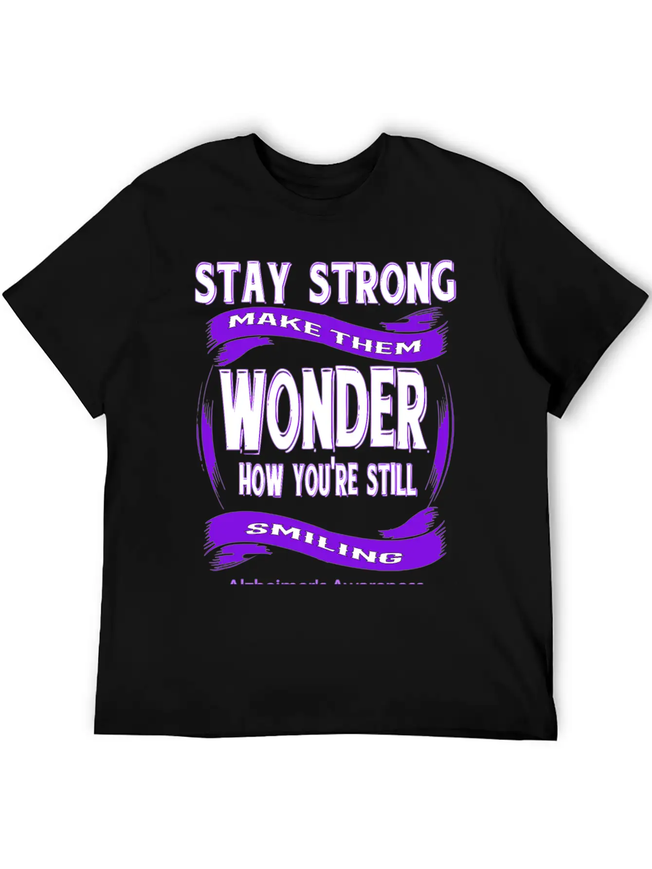 Alzheimer's Awareness Unisex Short Sleeve Soft Cotton T-Shirt – Casual Everyday Wear