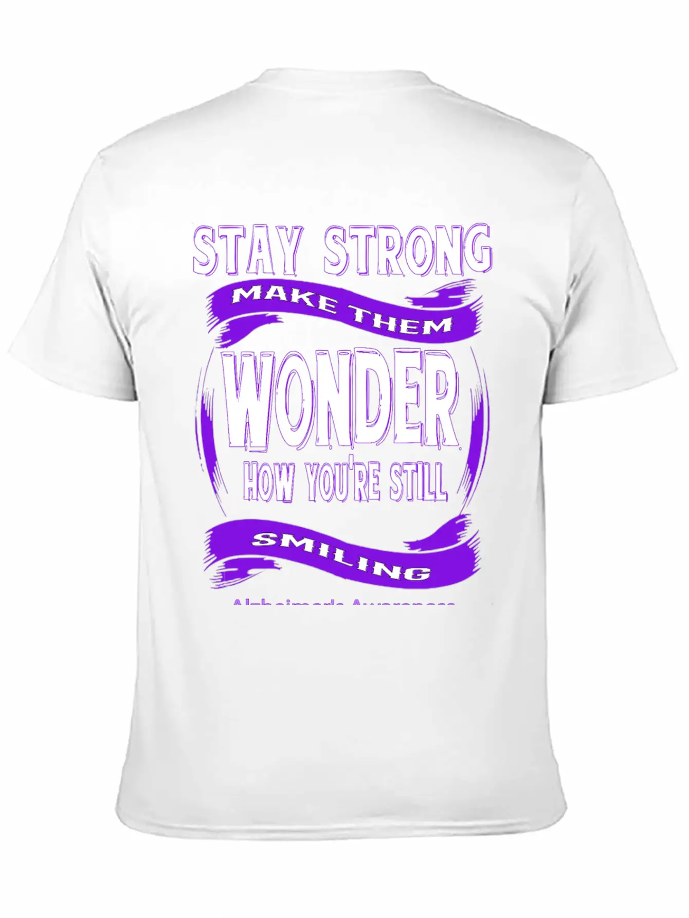 Alzheimer's Awareness Unisex Short Sleeve Soft Cotton T-Shirt – Casual Everyday Wear