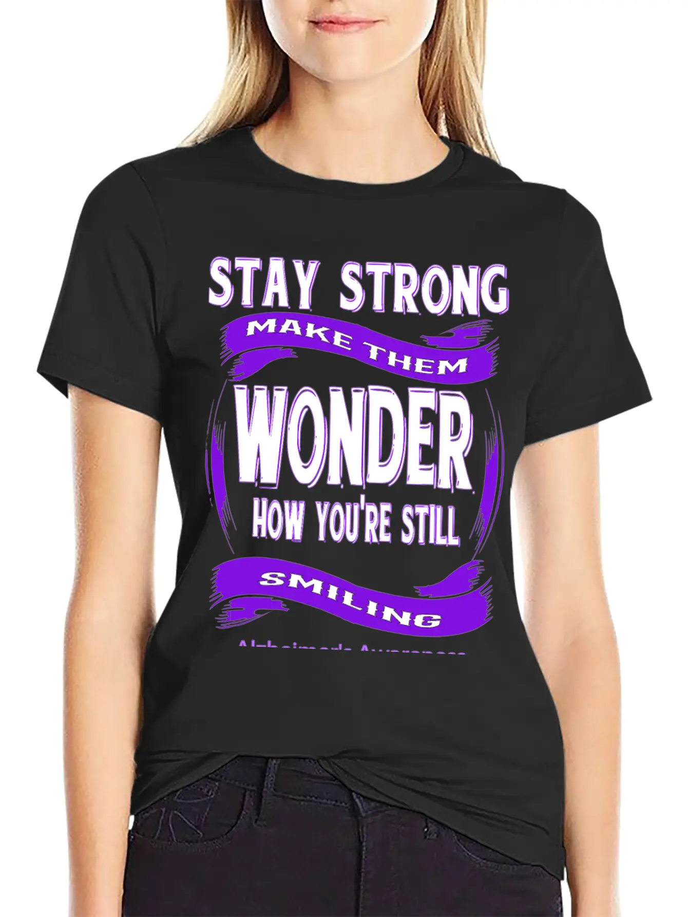 Alzheimer's Awareness Unisex Short Sleeve Soft Cotton T-Shirt – Casual Everyday Wear
