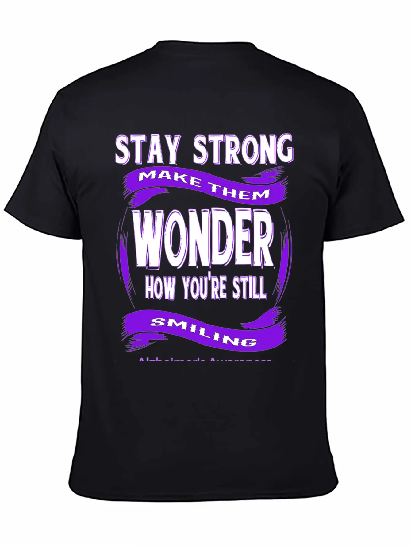 Alzheimer's Awareness Unisex Short Sleeve Soft Cotton T-Shirt – Casual Everyday Wear