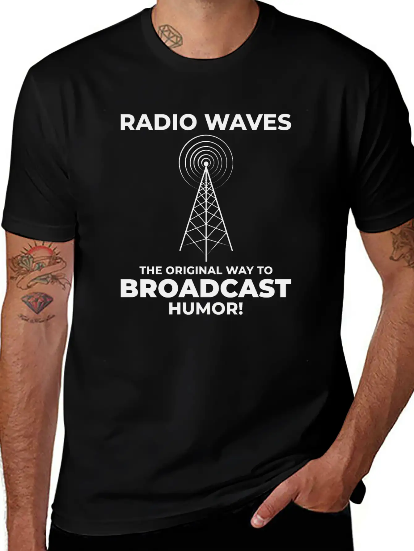 Amateur Ham Radio Operator Funny Saying Stylish Everyday T-Shirt – Unisex Basic Cotton Tee