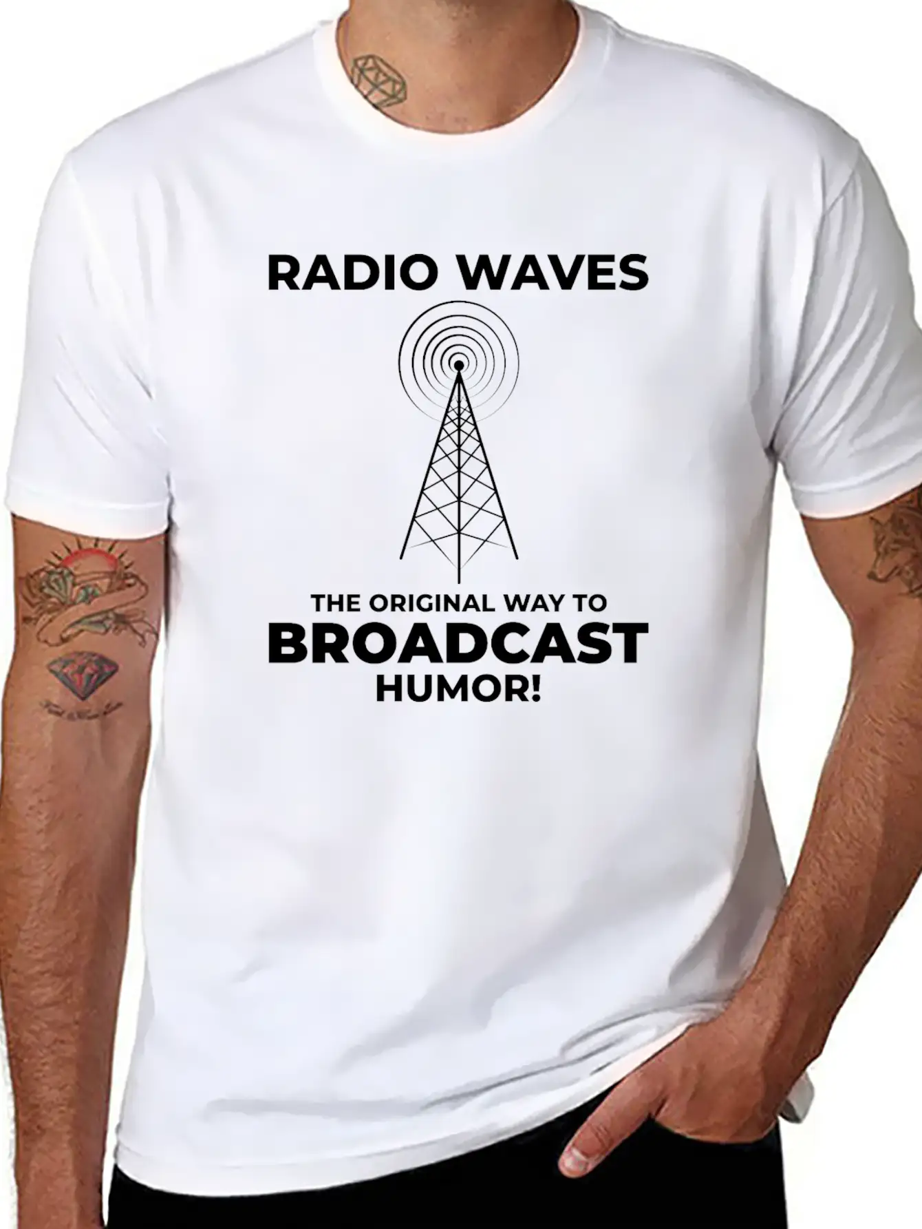 Amateur Ham Radio Operator Funny Saying Stylish Everyday T-Shirt – Unisex Basic Cotton Tee