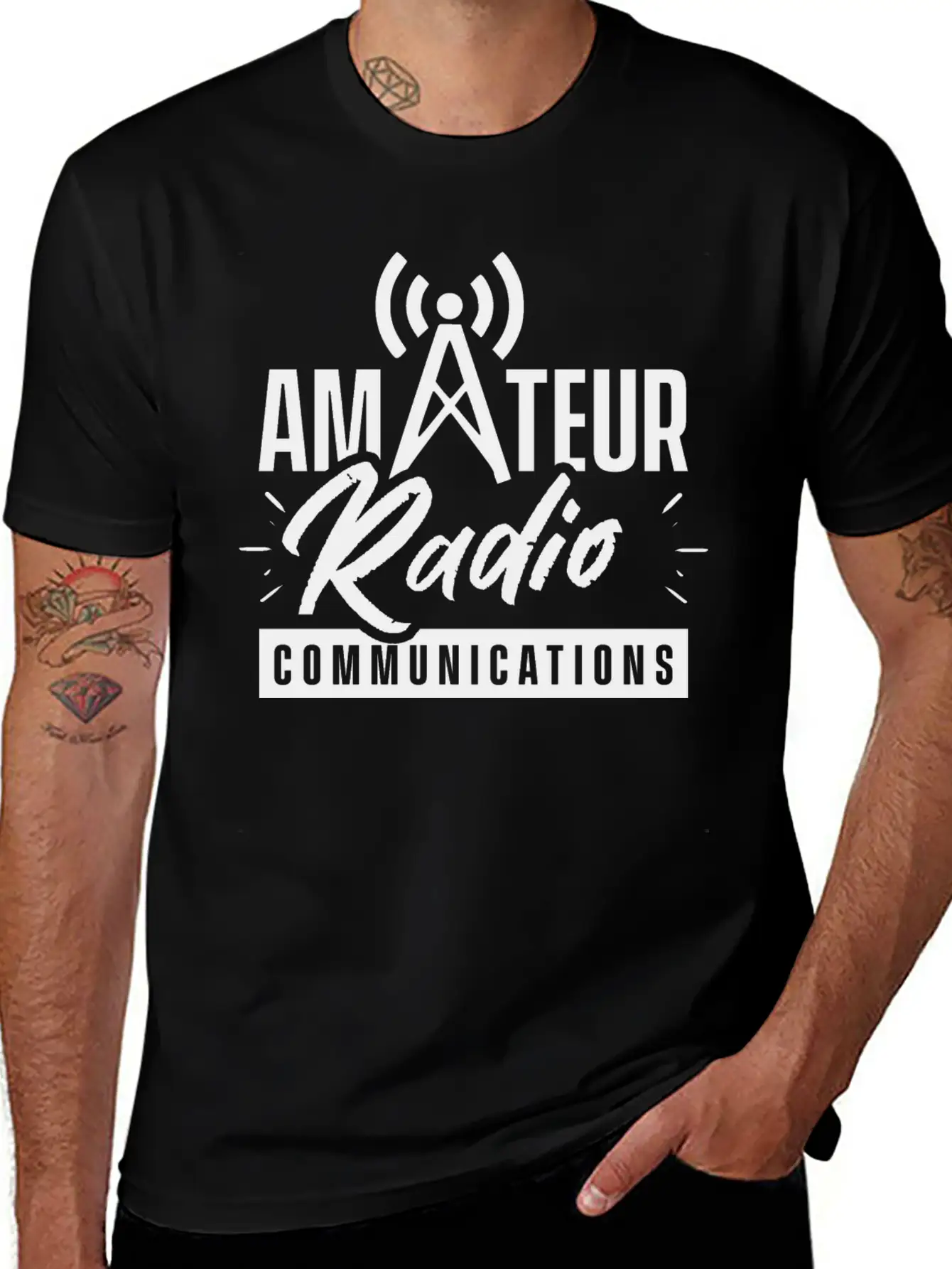 Amateur Radio Communications Service Ham Operator Timeless Short Sleeve Tee – Comfy And Minimalist Design