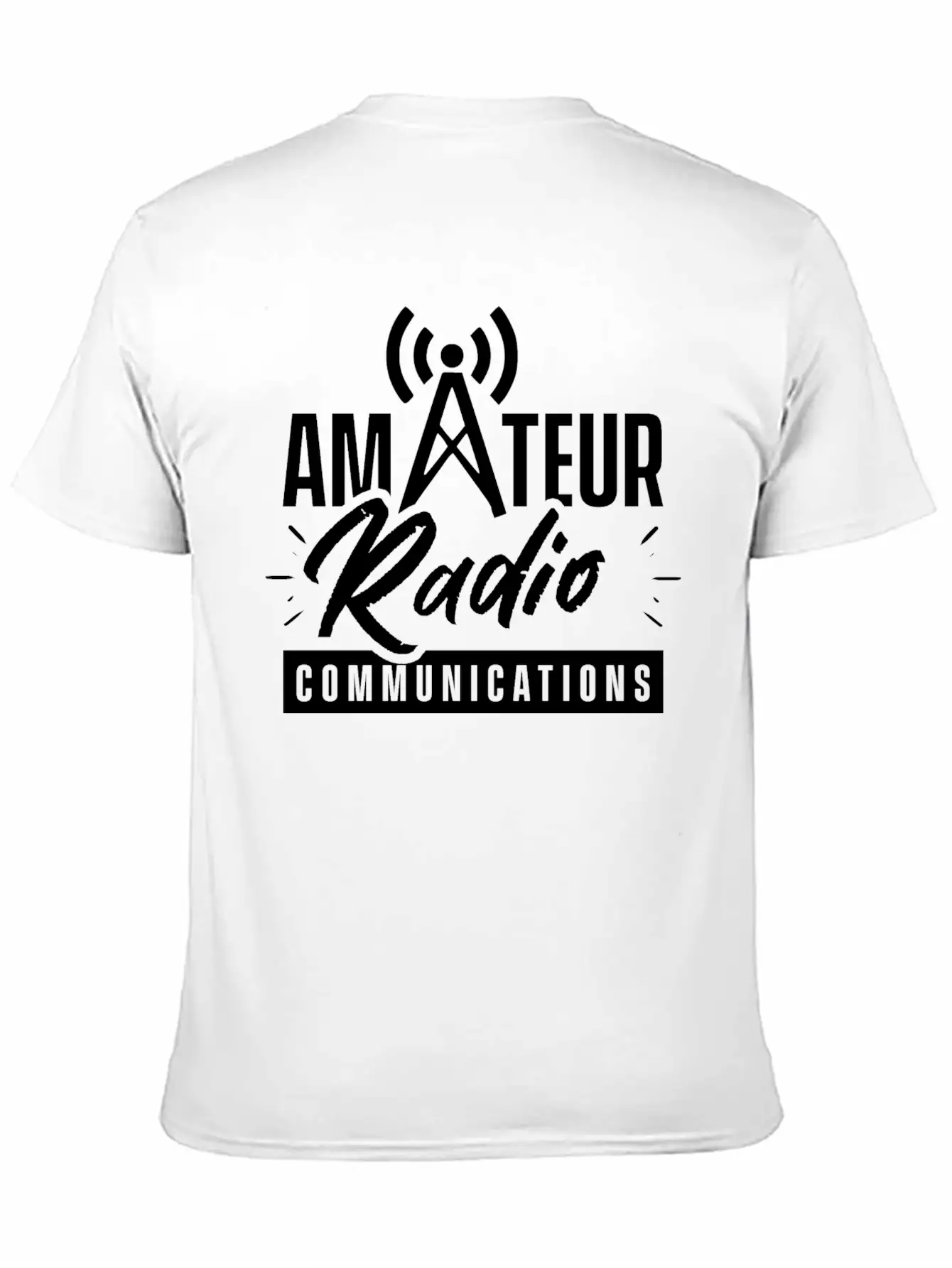 Amateur Radio Communications Service Ham Operator Timeless Short Sleeve Tee – Comfy And Minimalist Design