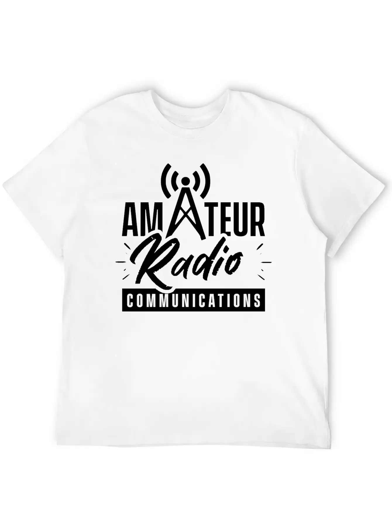 Amateur Radio Communications Service Ham Operator Timeless Short Sleeve Tee – Comfy And Minimalist Design