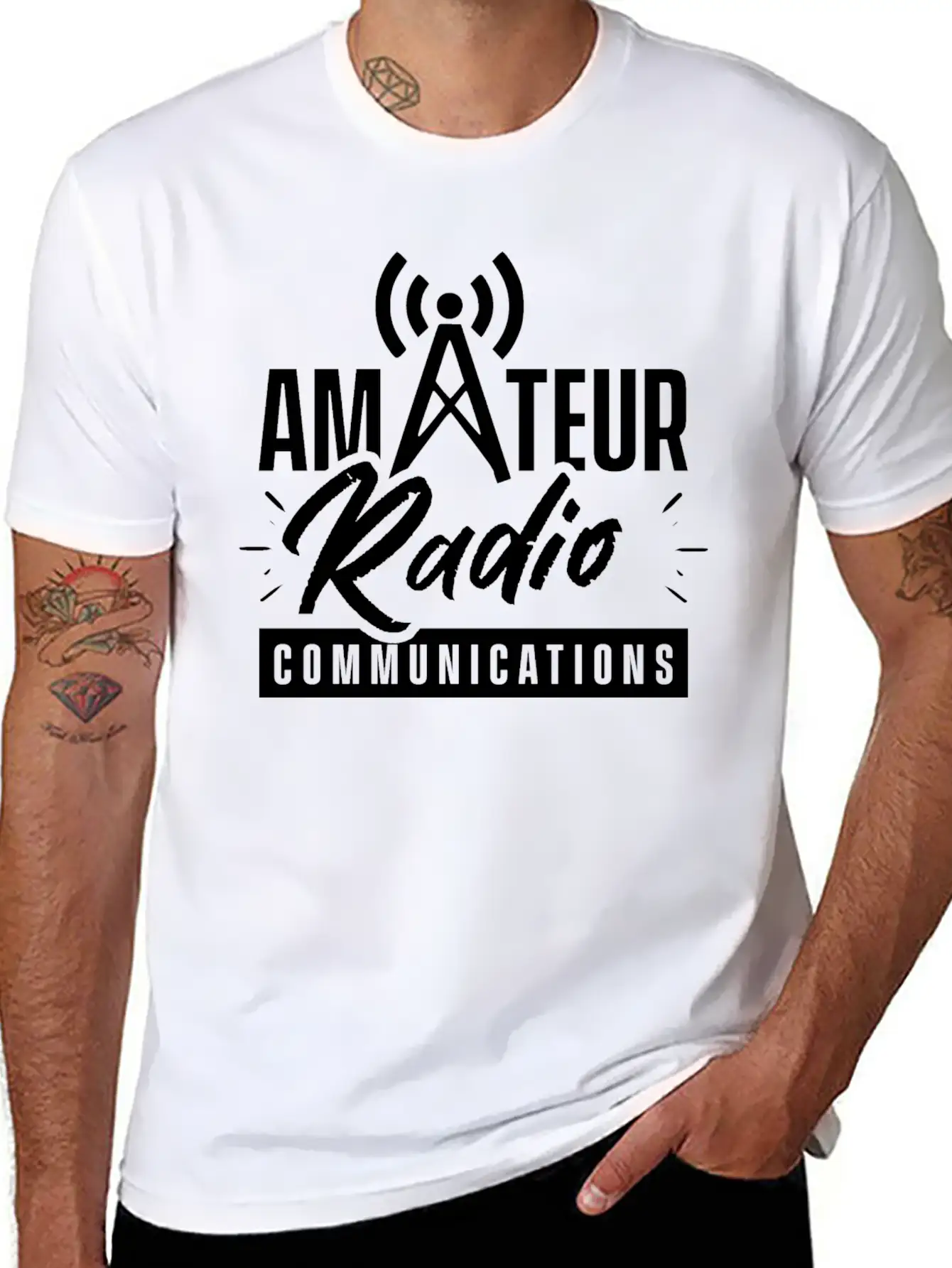 Amateur Radio Communications Service Ham Operator Timeless Short Sleeve Tee – Comfy And Minimalist Design