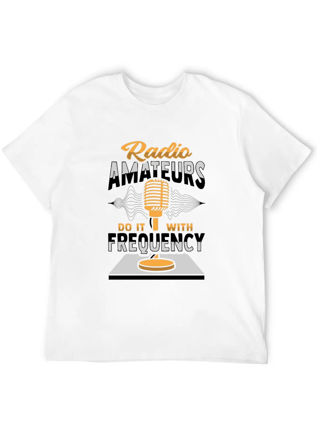 Amateur Radio Frequency Ham Radio Operator Comfortable Minimalist Graphic Tee – Summer Style Essential