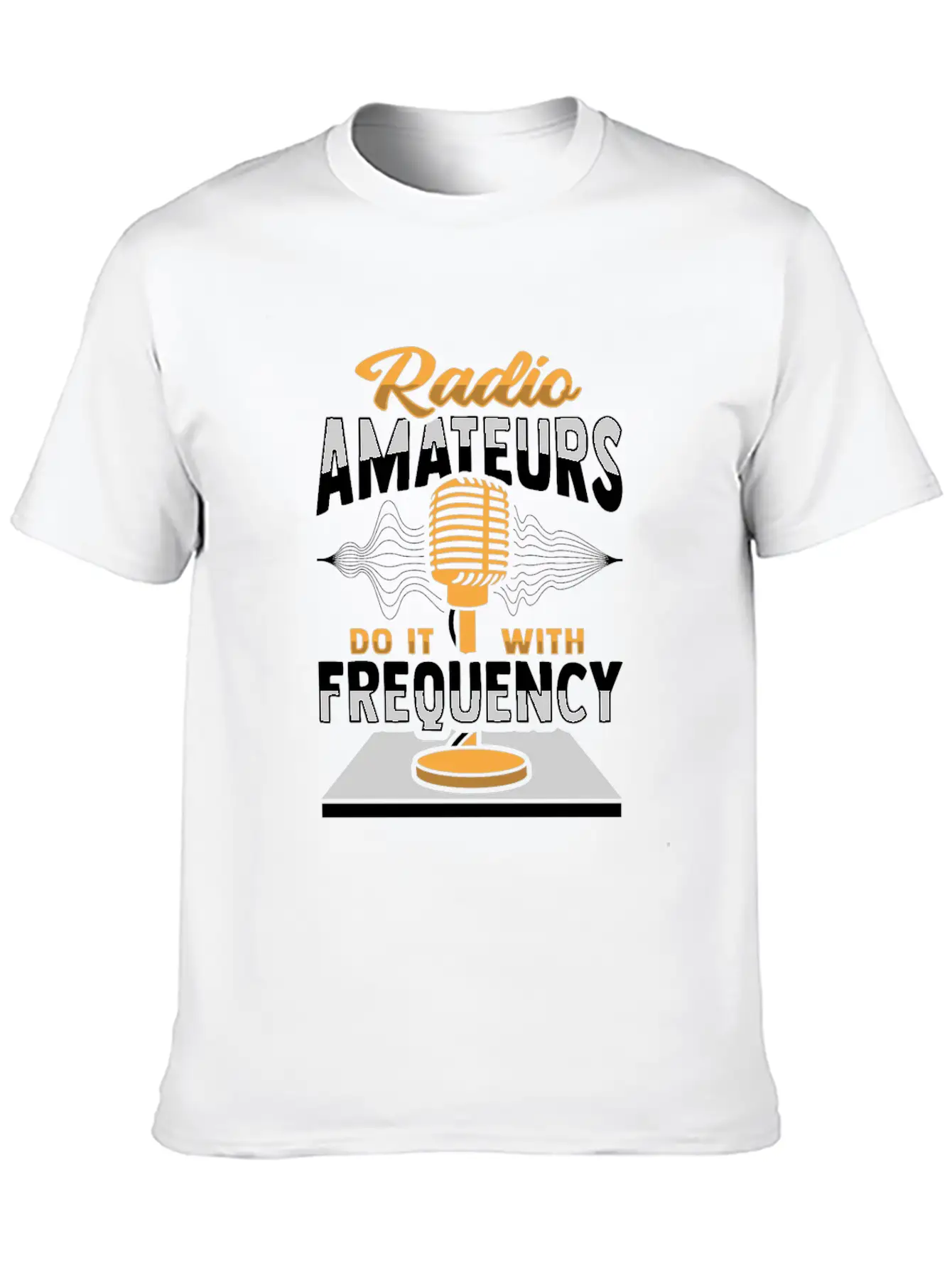 Amateur Radio Frequency Ham Radio Operator Comfortable Minimalist Graphic Tee – Summer Style Essential