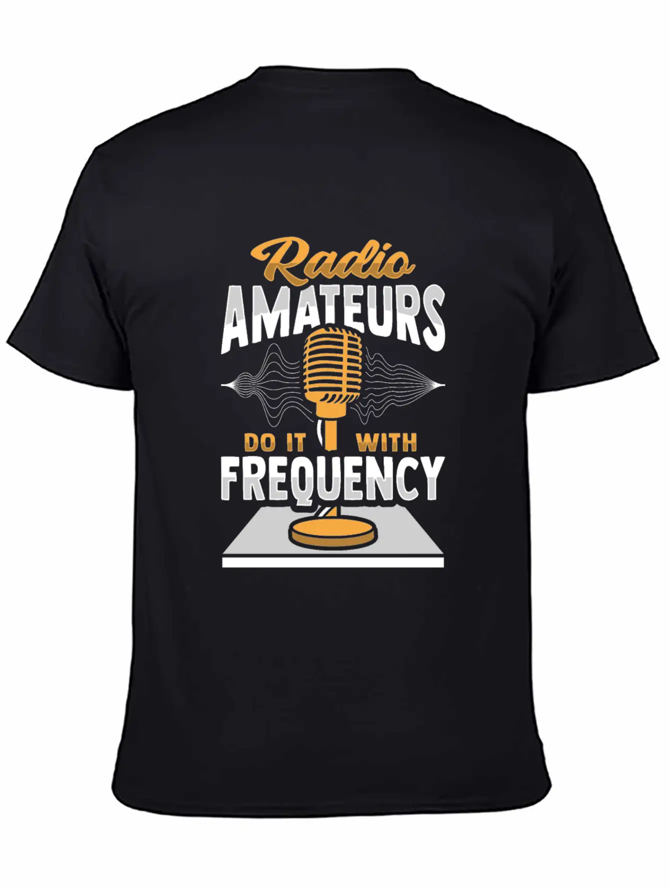 Amateur Radio Frequency Ham Radio Operator Comfortable Minimalist Graphic Tee – Summer Style Essential