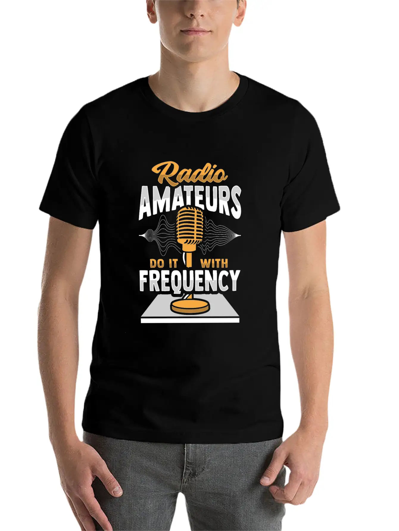 Amateur Radio Frequency Ham Radio Operator Comfortable Minimalist Graphic Tee – Summer Style Essential