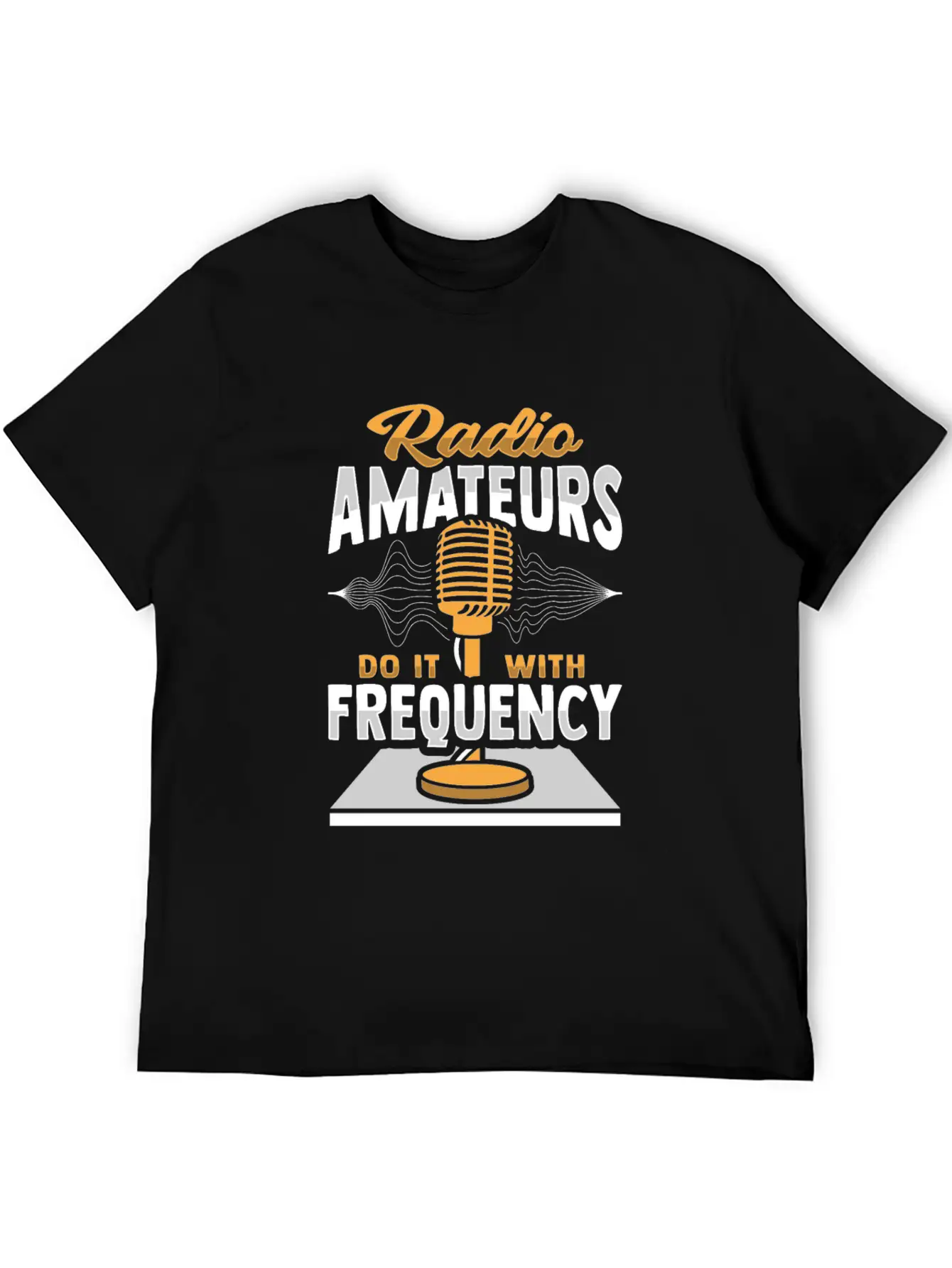 Amateur Radio Frequency Ham Radio Operator Comfortable Minimalist Graphic Tee – Summer Style Essential