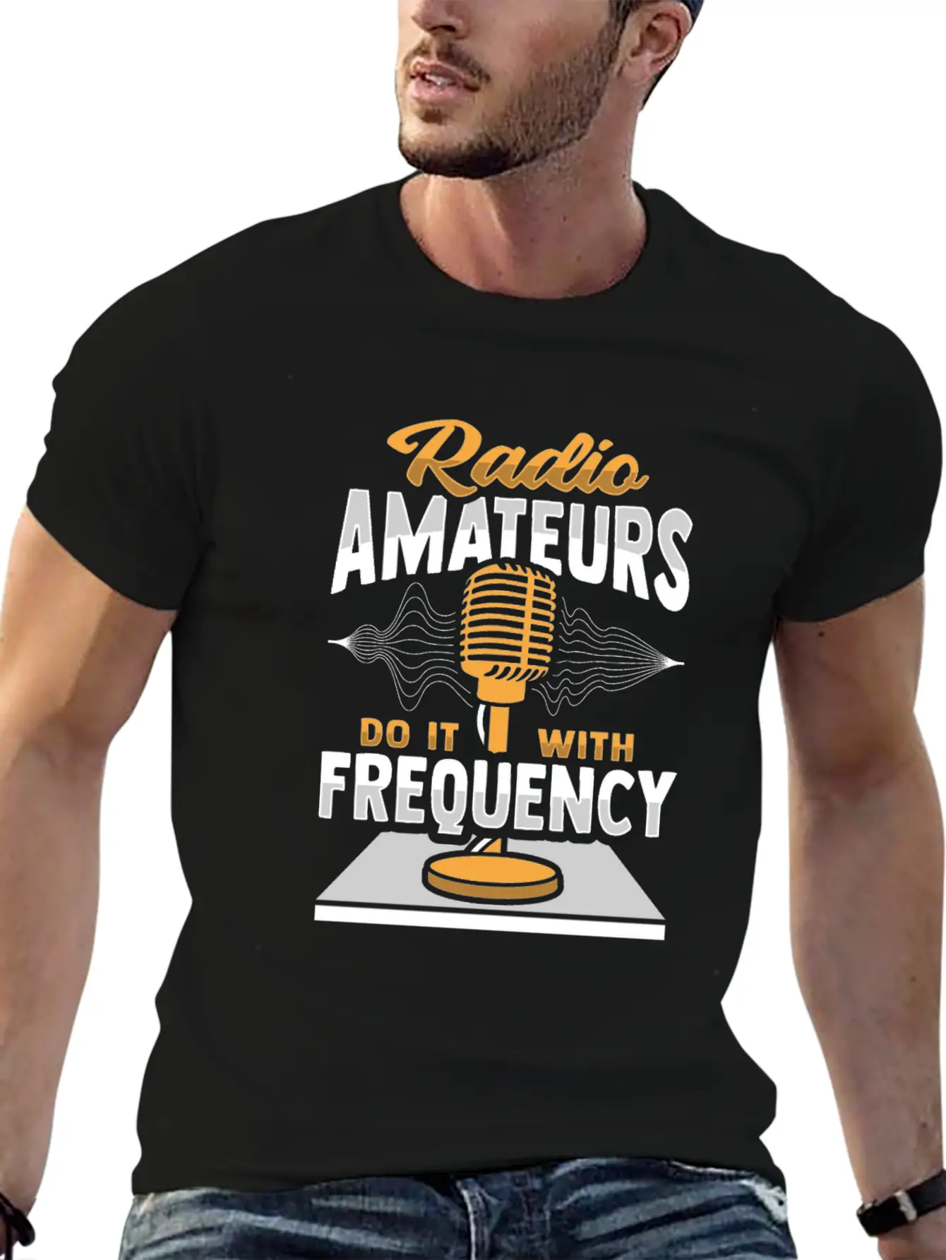 Amateur Radio Frequency Ham Radio Operator Comfortable Minimalist Graphic Tee – Summer Style Essential