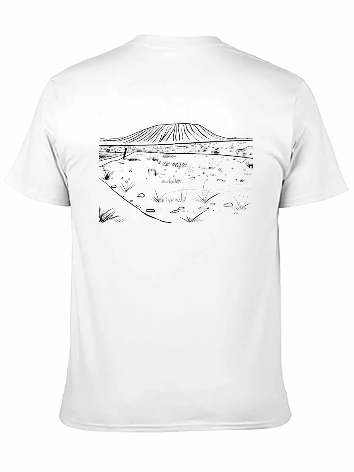 Amboy Crater Unisex Short Sleeve Soft Cotton T-Shirt – Casual Everyday Wear