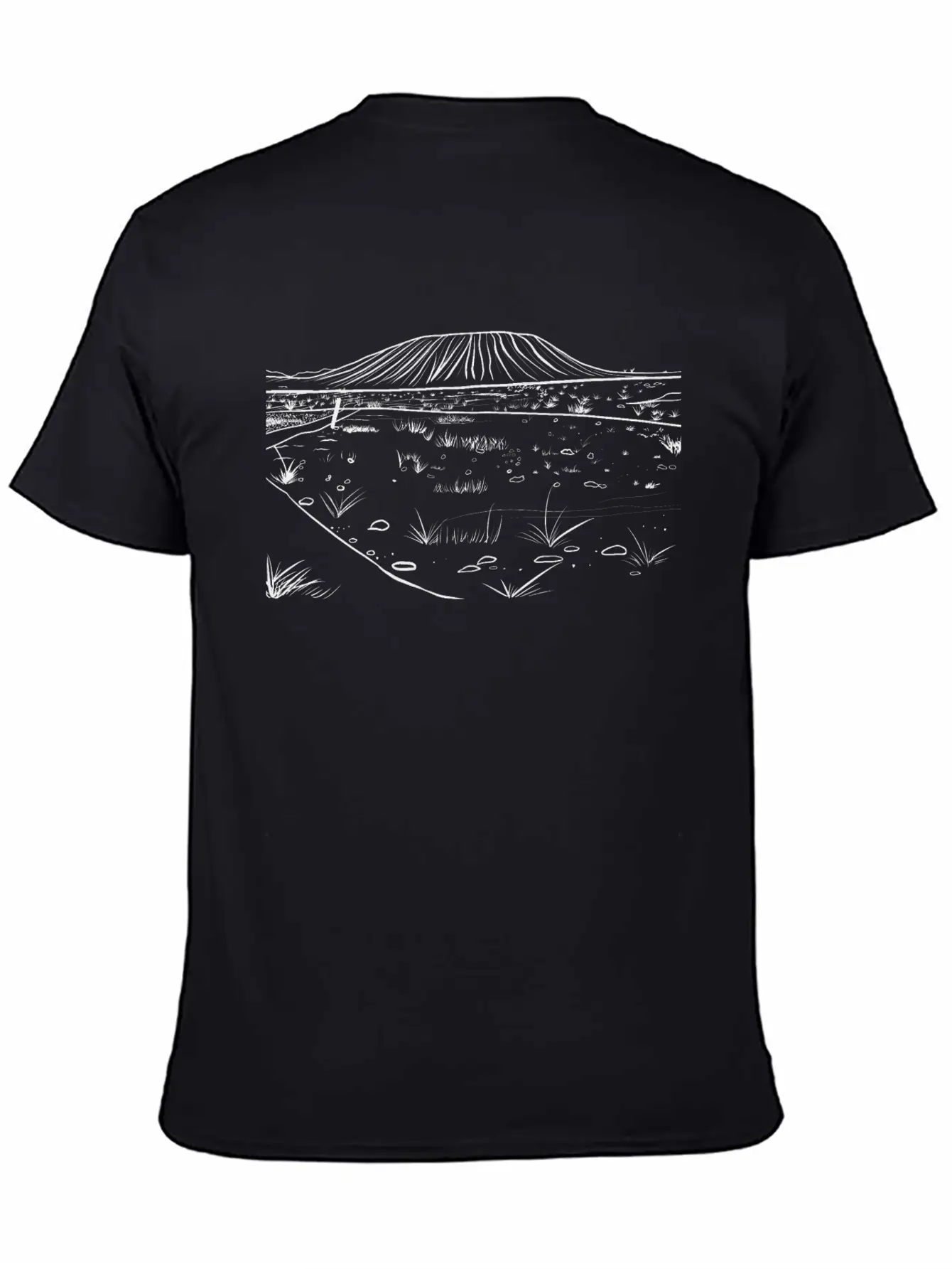 Amboy Crater Unisex Short Sleeve Soft Cotton T-Shirt – Casual Everyday Wear