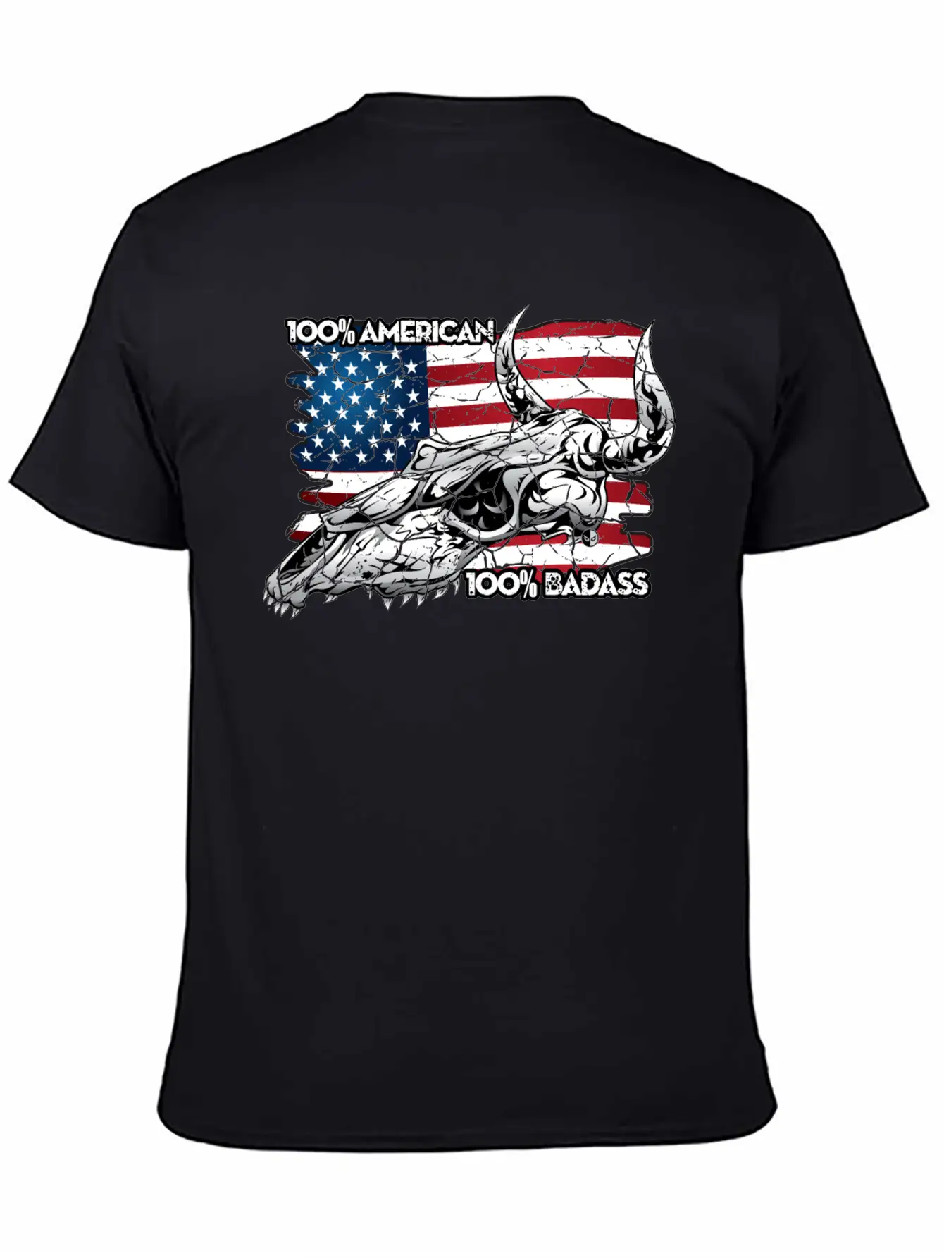 American Badass Stylish Everyday T-Shirt – Unisex Basic Cotton Tee