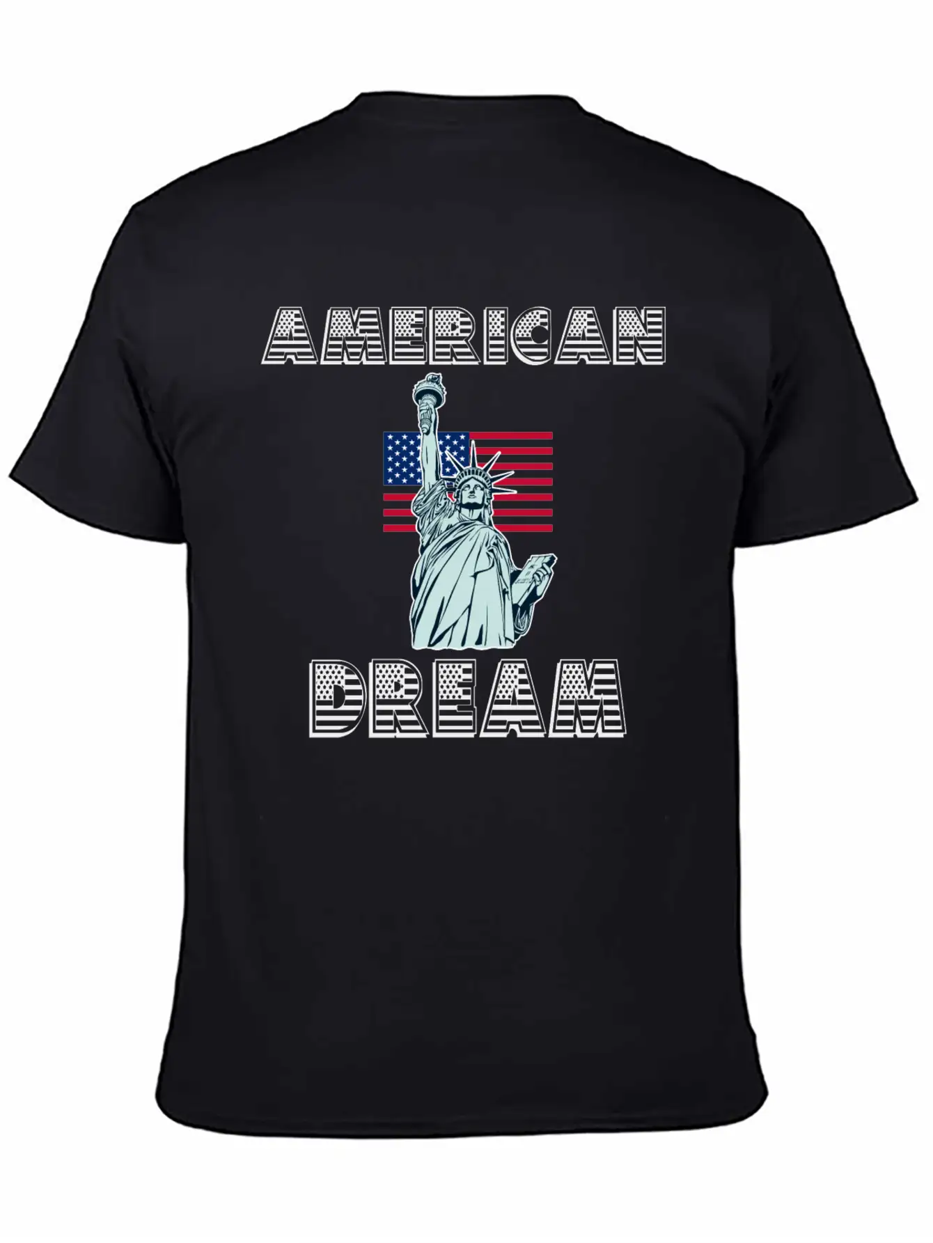 American Dream Unisex Short Sleeve Soft Cotton T-Shirt – Casual Everyday Wear