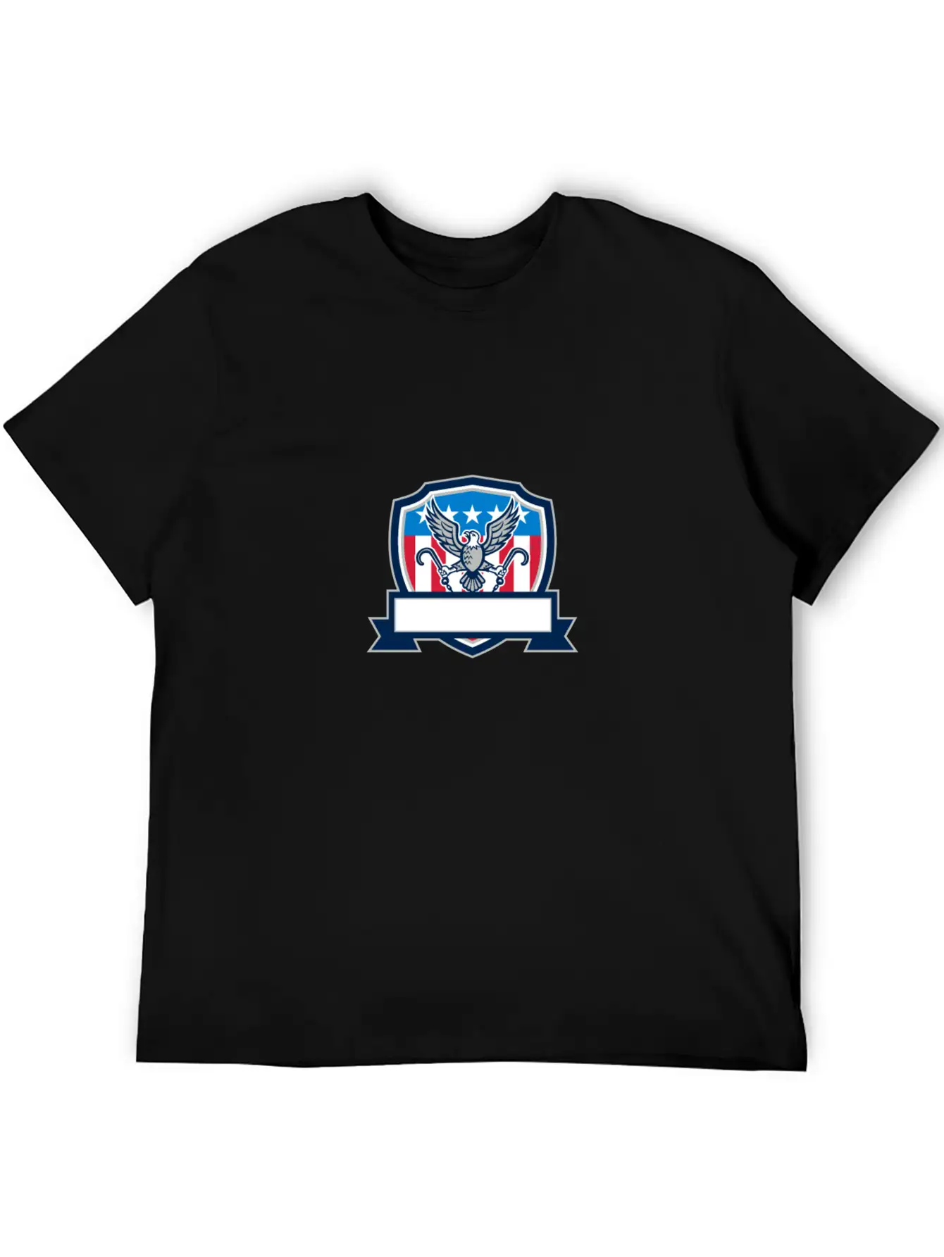 American Eagle Clutching Towing J Hook Shield Retr Basic Graphic T-Shirt – Daily Comfort In Soft Cotton