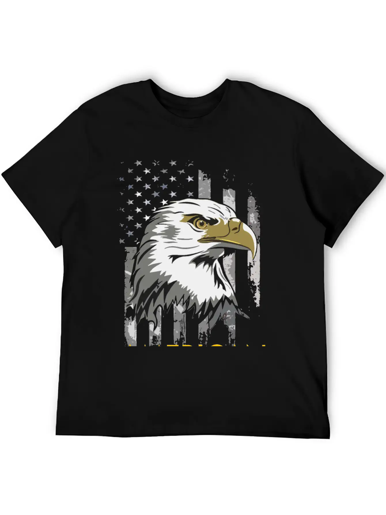 American Flag Comfortable Minimalist Graphic Tee – Summer Style Essential