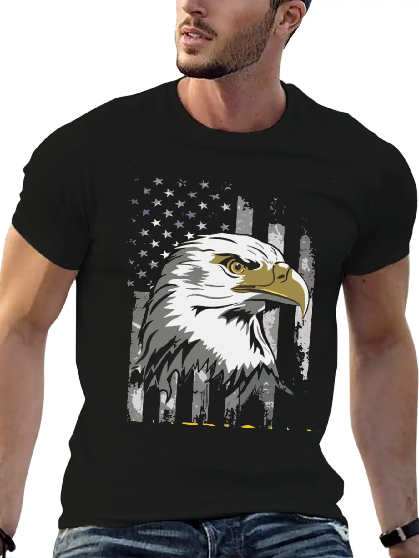 American Flag Comfortable Minimalist Graphic Tee – Summer Style Essential