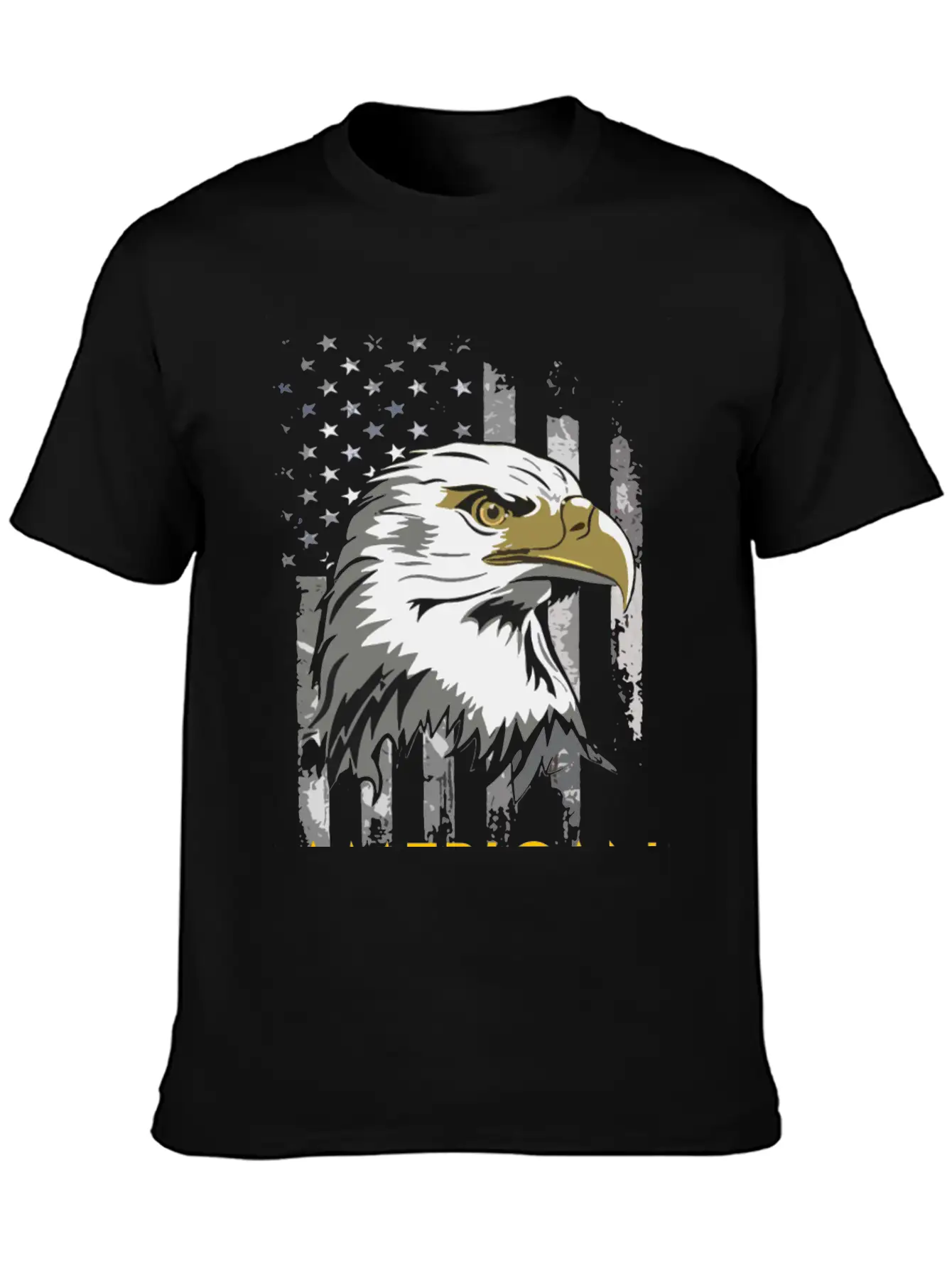 American Flag Comfortable Minimalist Graphic Tee – Summer Style Essential