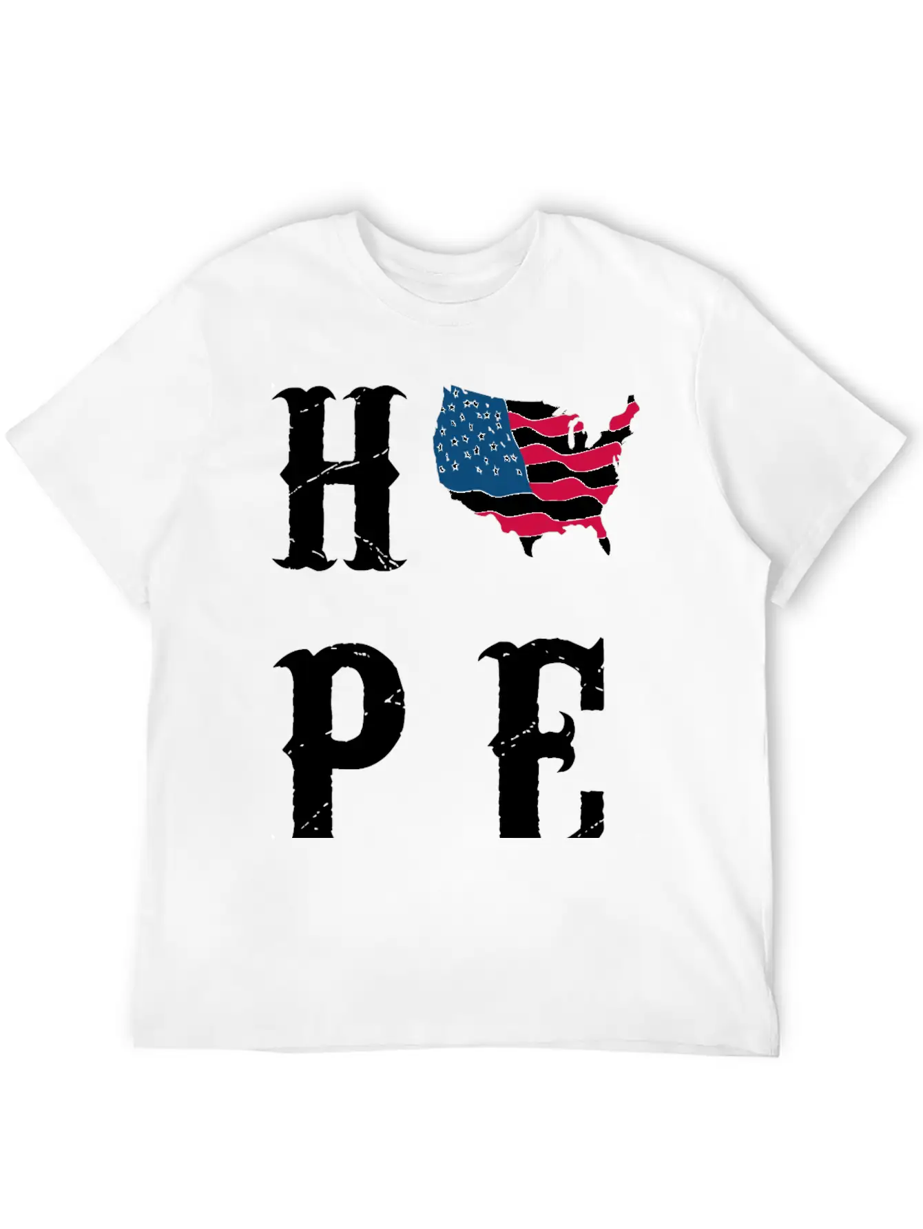 American Flag Country Hope Awareness Stylish Everyday T-Shirt – Unisex Basic Cotton Tee