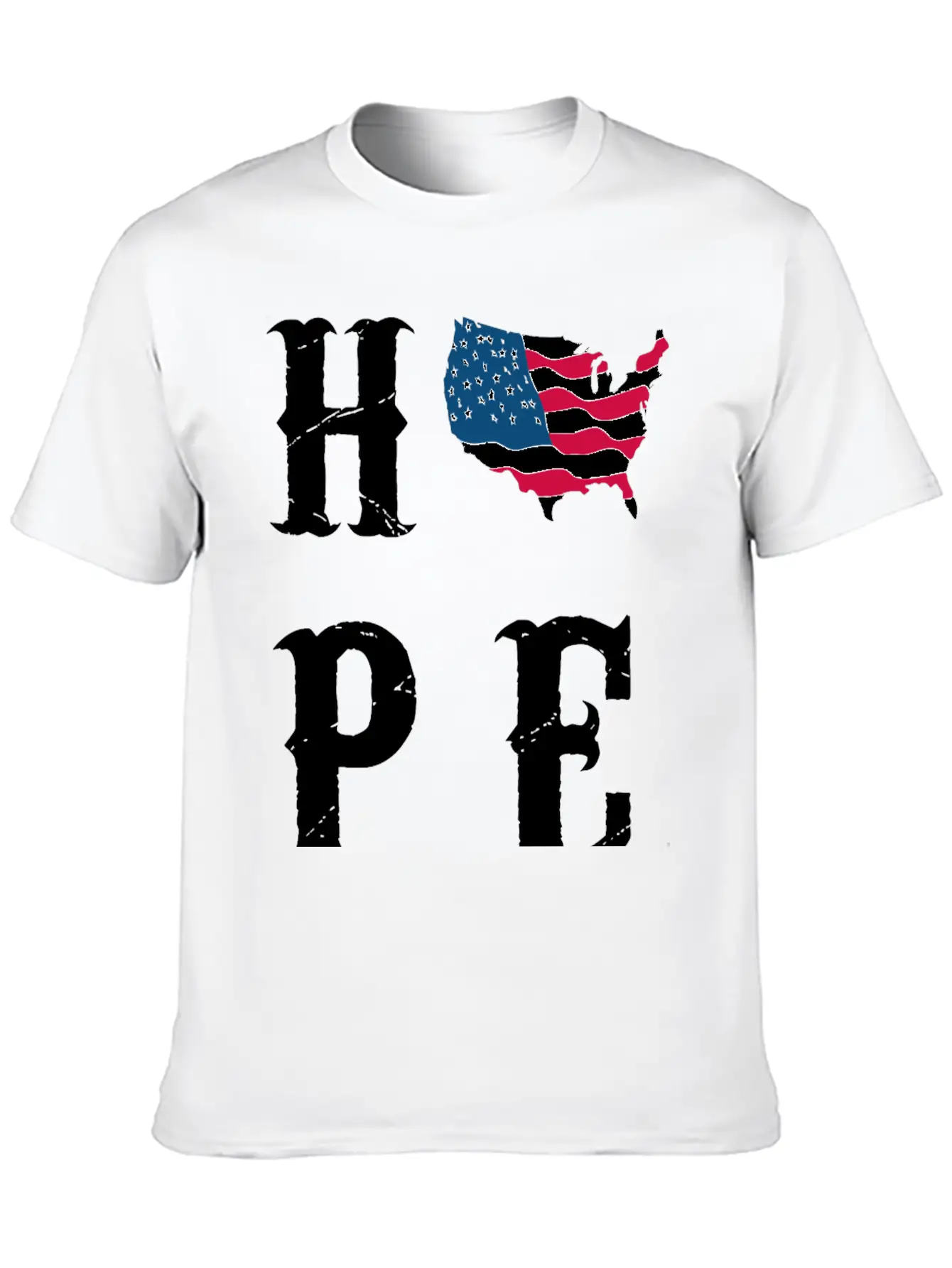 American Flag Country Hope Awareness Stylish Everyday T-Shirt – Unisex Basic Cotton Tee