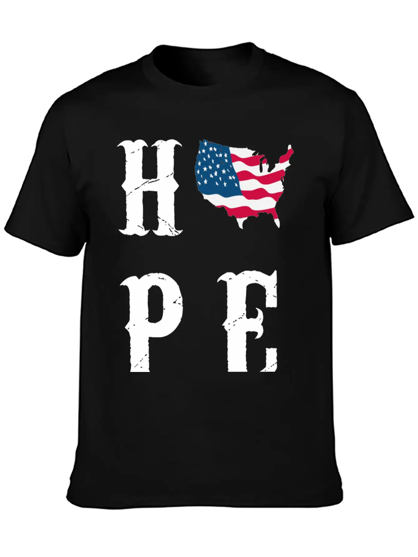 American Flag Country Hope Awareness Stylish Everyday T-Shirt – Unisex Basic Cotton Tee
