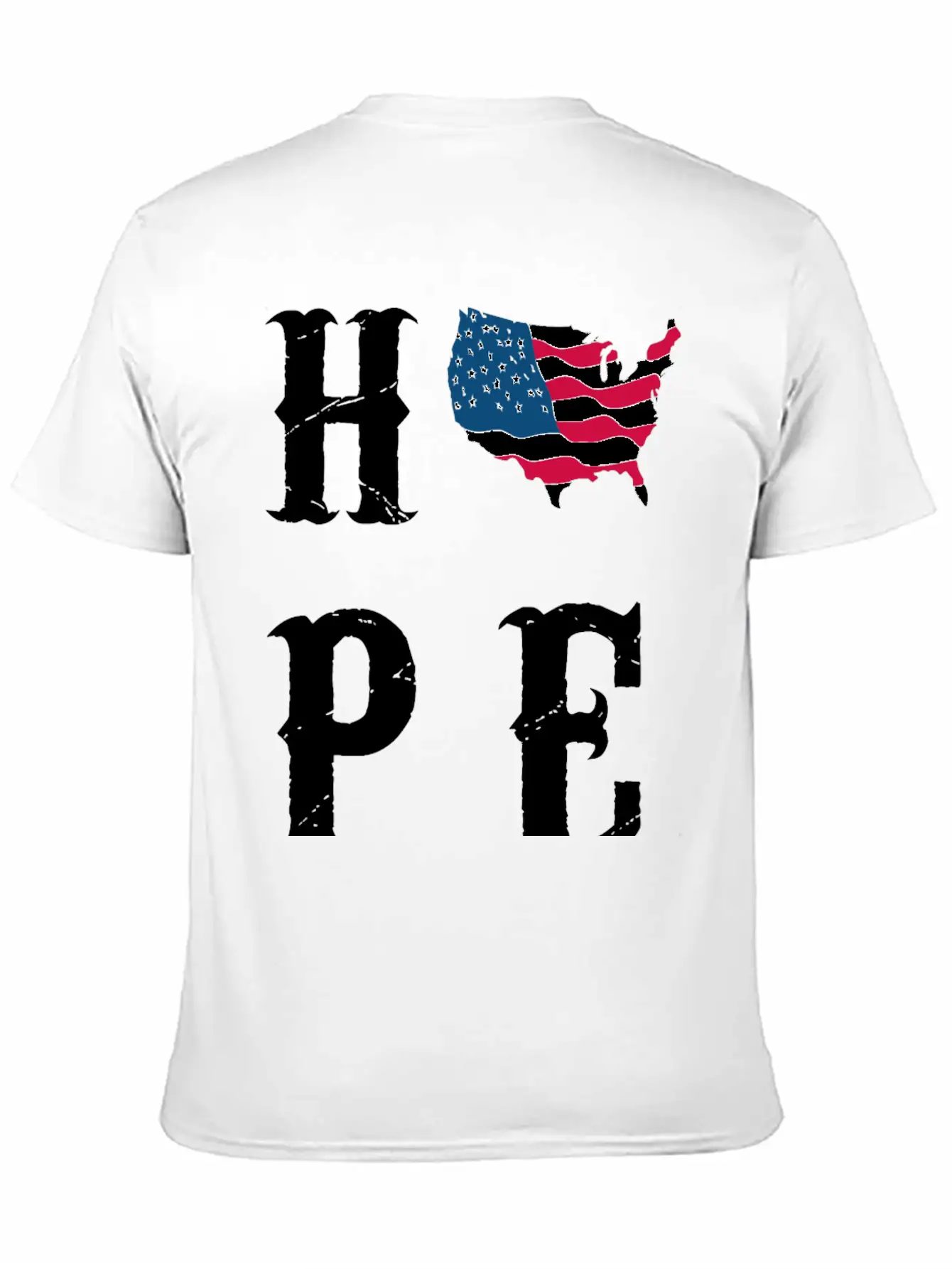 American Flag Country Hope Awareness Stylish Everyday T-Shirt – Unisex Basic Cotton Tee